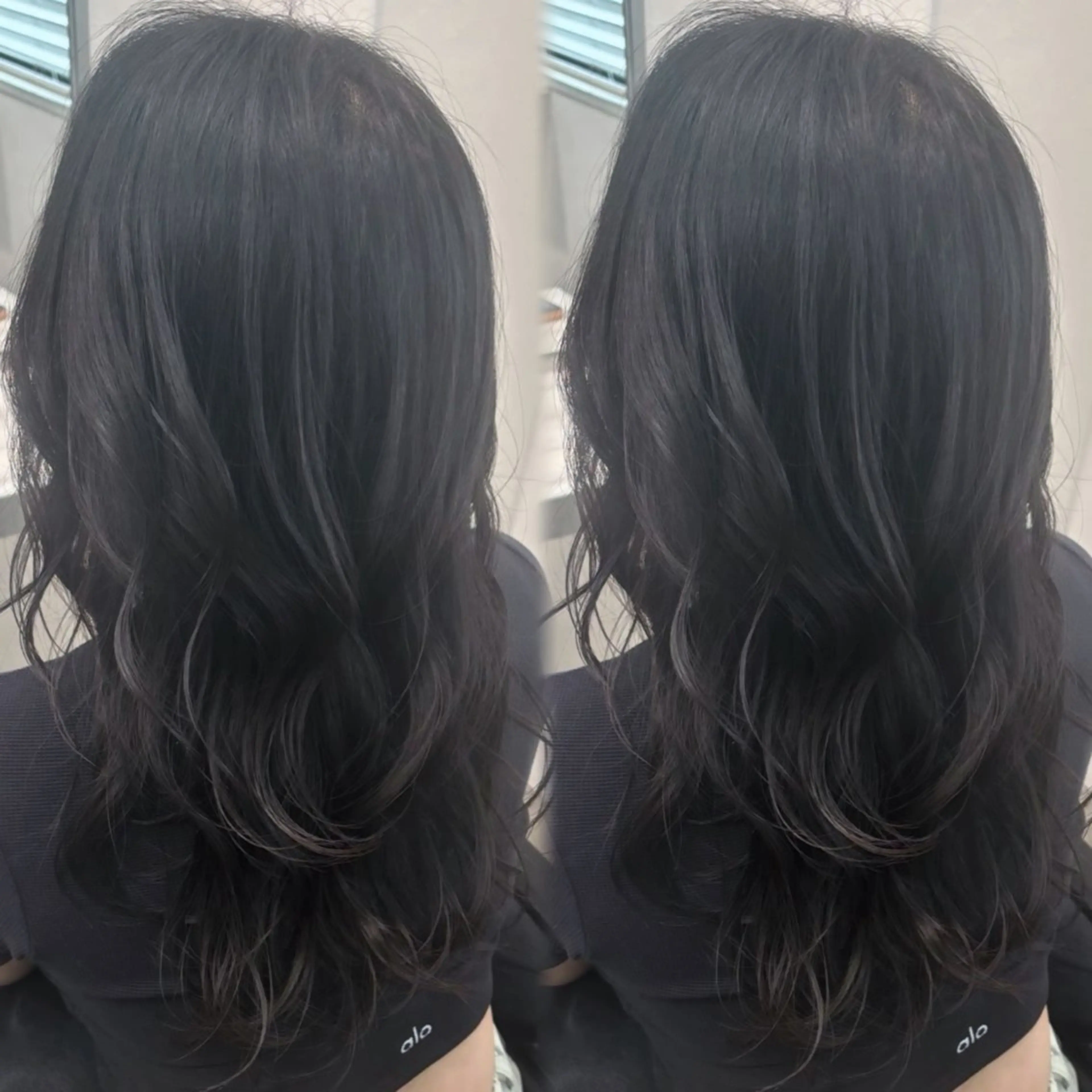 ロング レイヤーカット カット 韓国ヘア🇰🇷 HINAのマツエク・マツパデザイン