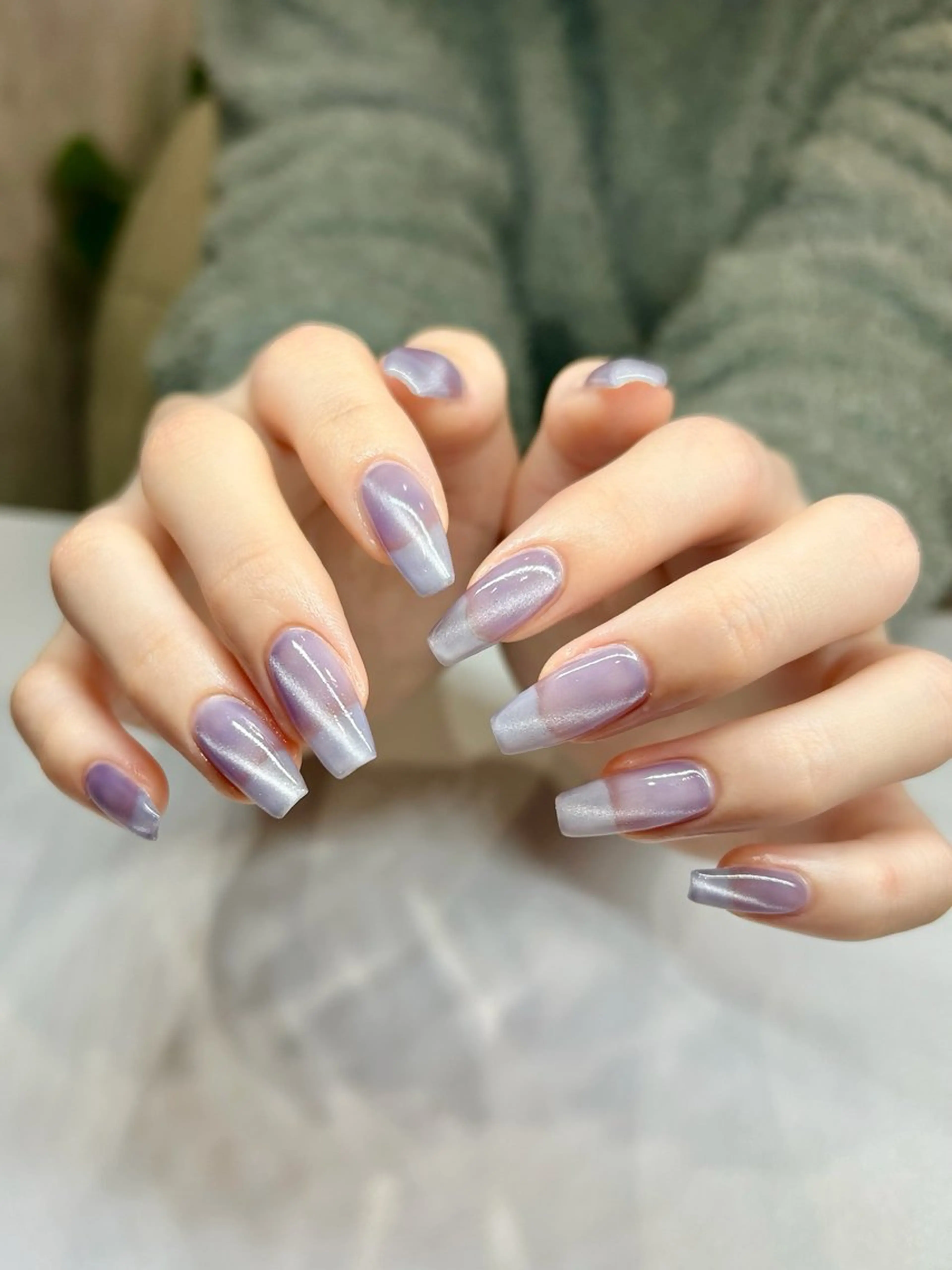 ネイル マグネットネイル ハンドネイル welina Miyukiのネイルデザイン