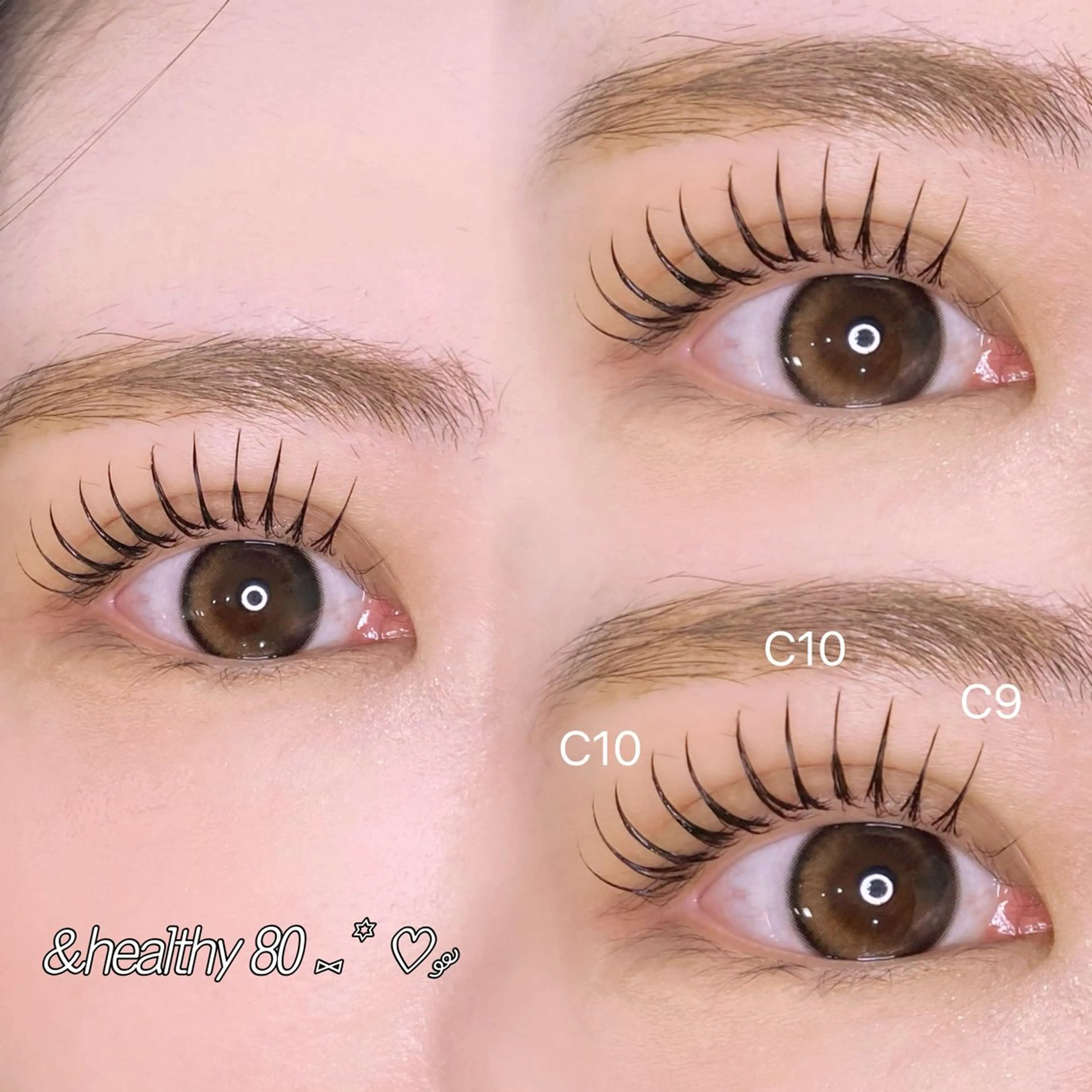 【🫧&healthy(アンドヘルシー)🫧+フラット80〜100本】(エクステ装着後+パーマ)【再来+1000円】の写真