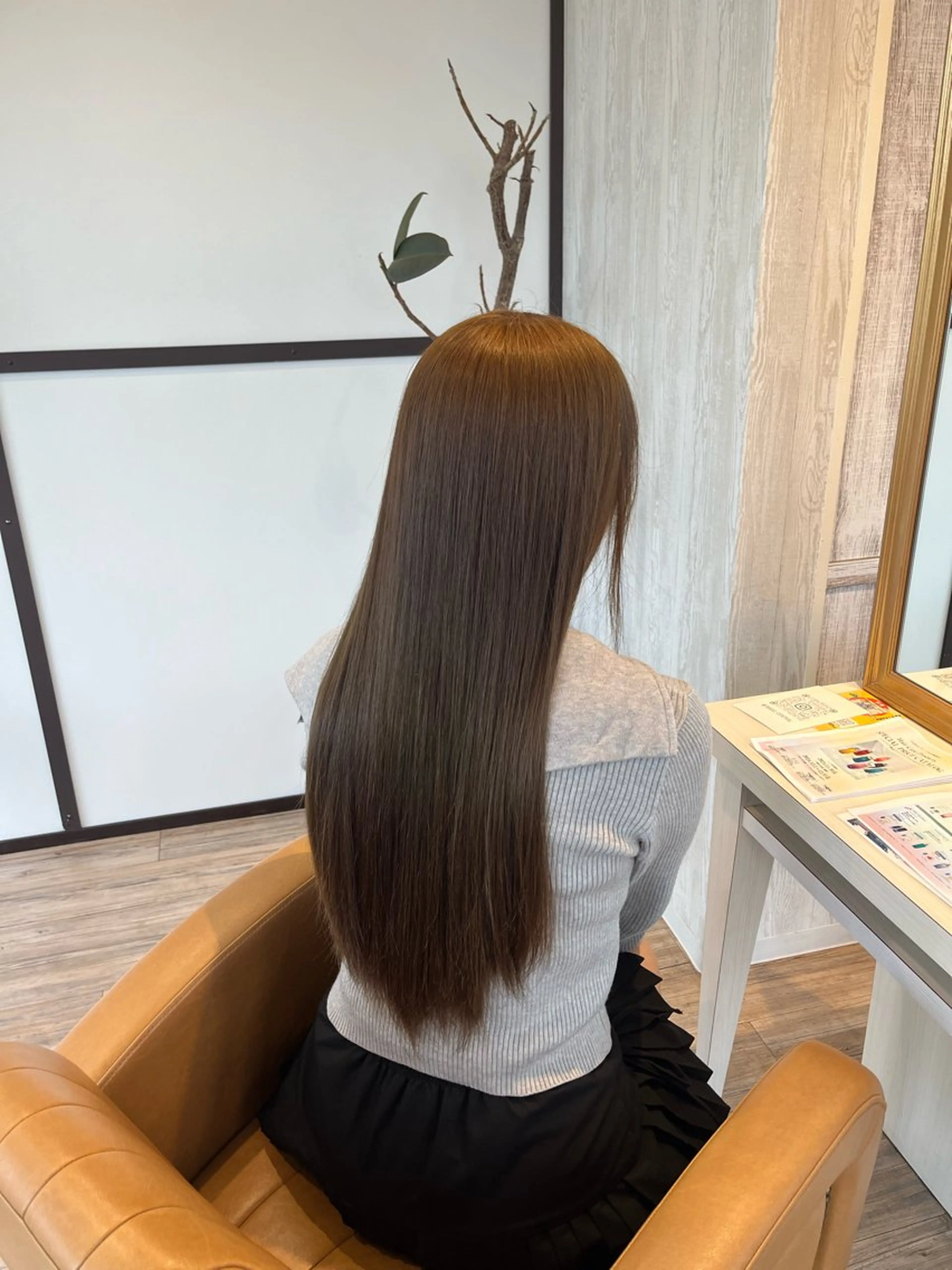 ロング カラー ベージュカラー ヘーゼル カット ヘアカラー トリートメント ブリーチなしWカラー レイヤー/Rickyのヘアスタイル