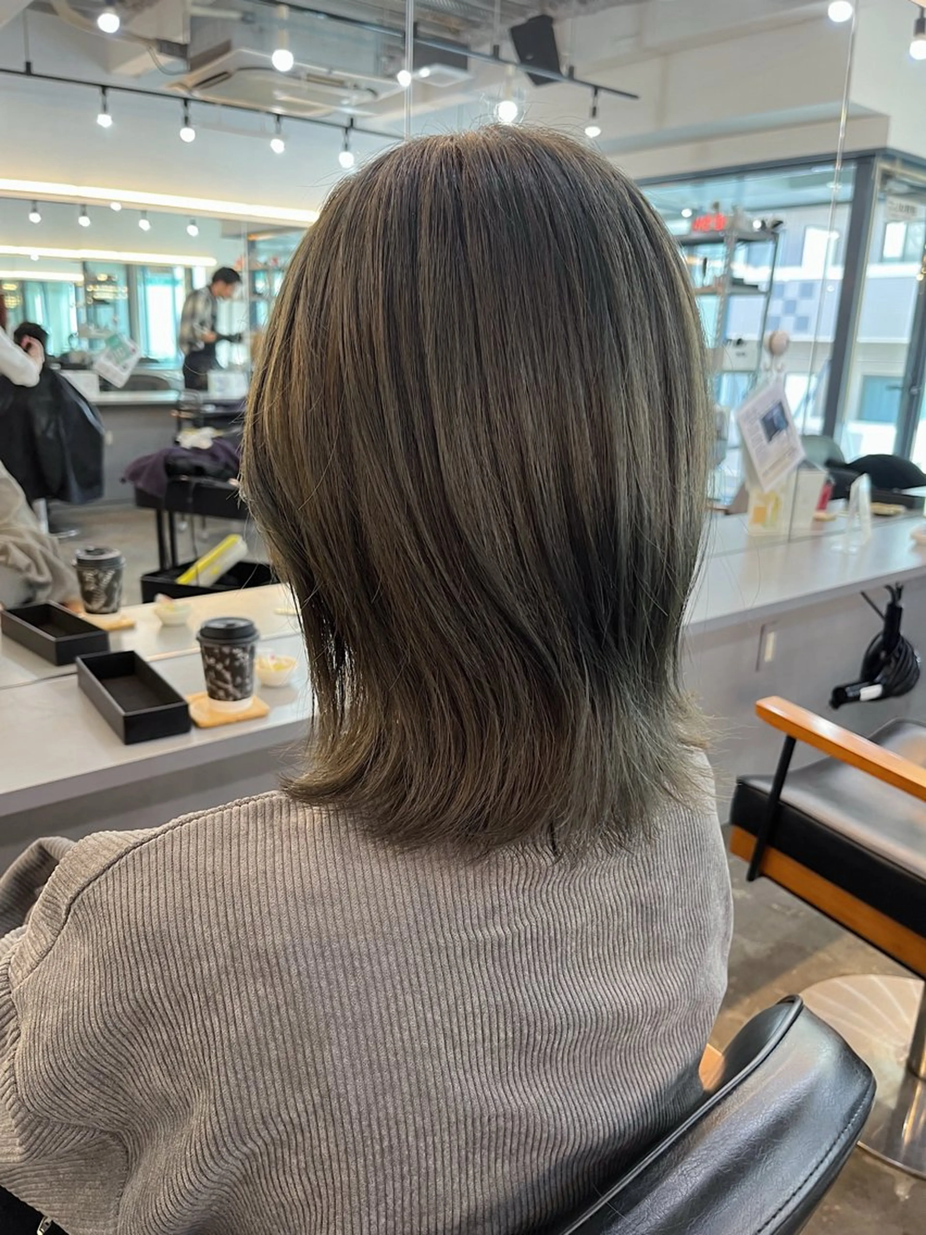 ミディアム カラー カット ヘアカラー トリートメント 🌛ダブルカラー 🌜SAYAKAのヘアスタイル