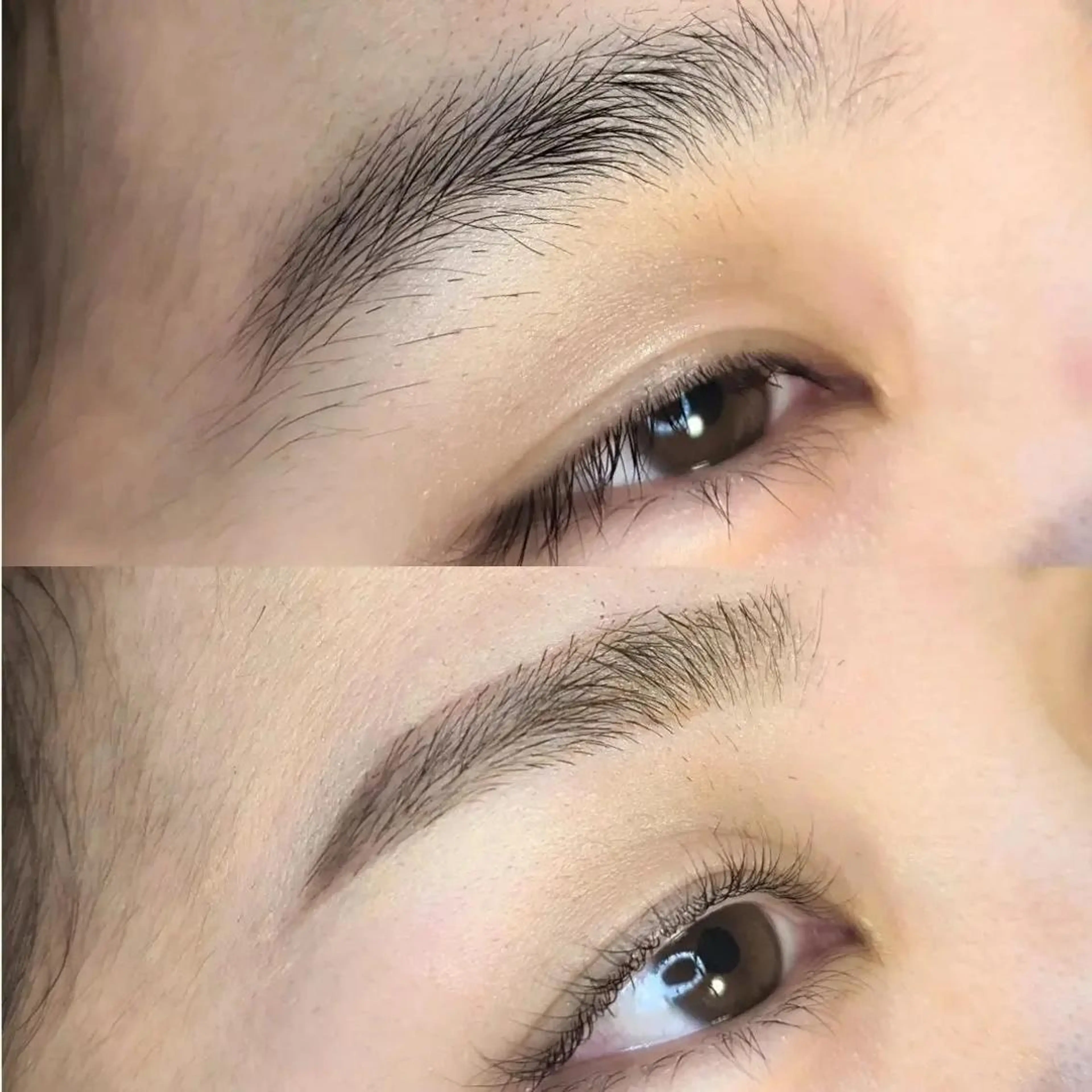 SNS広告用撮影モデル　まつパ＋アイブロウの写真