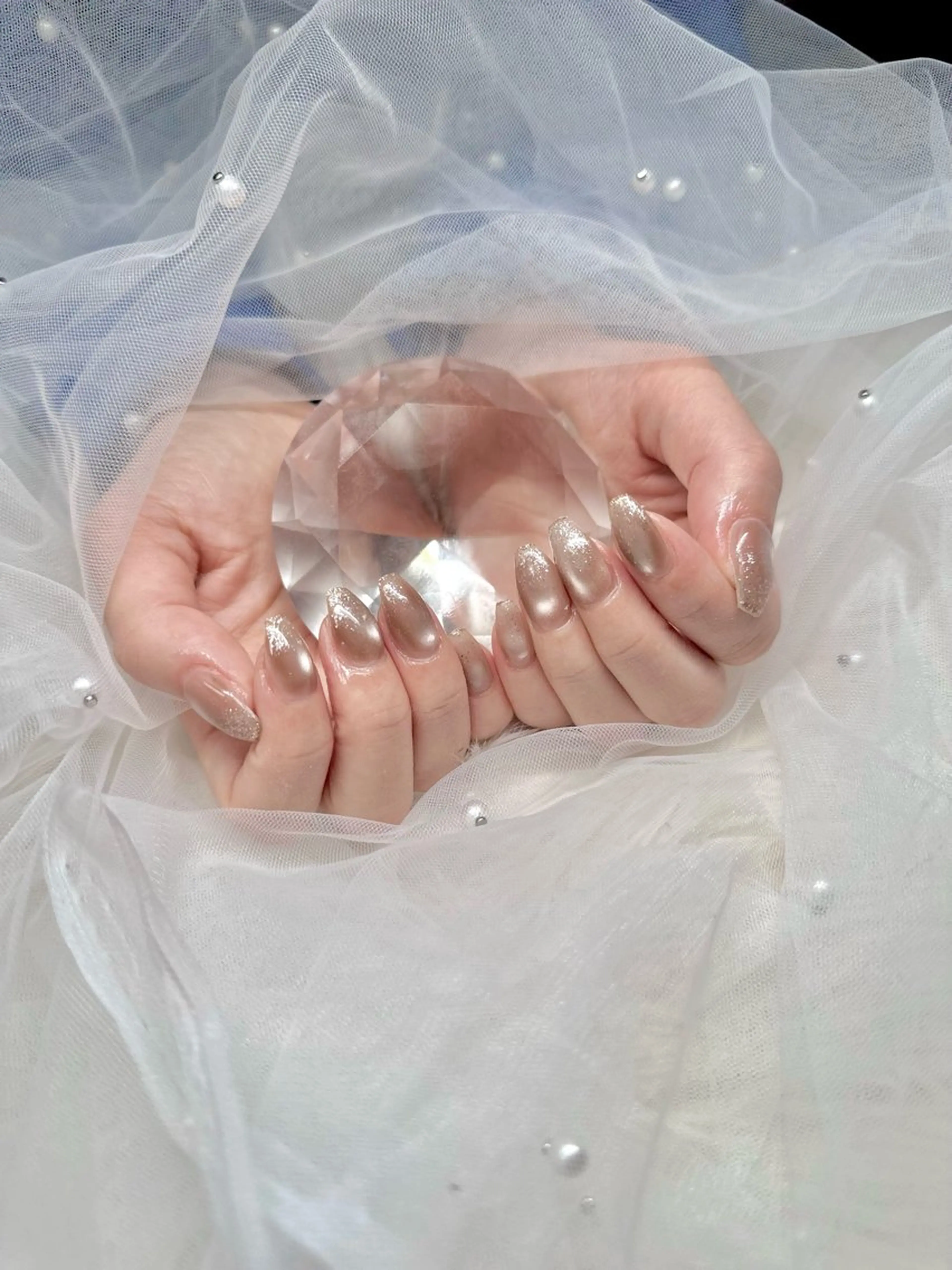 ワンカラー or ラメ🌈の写真