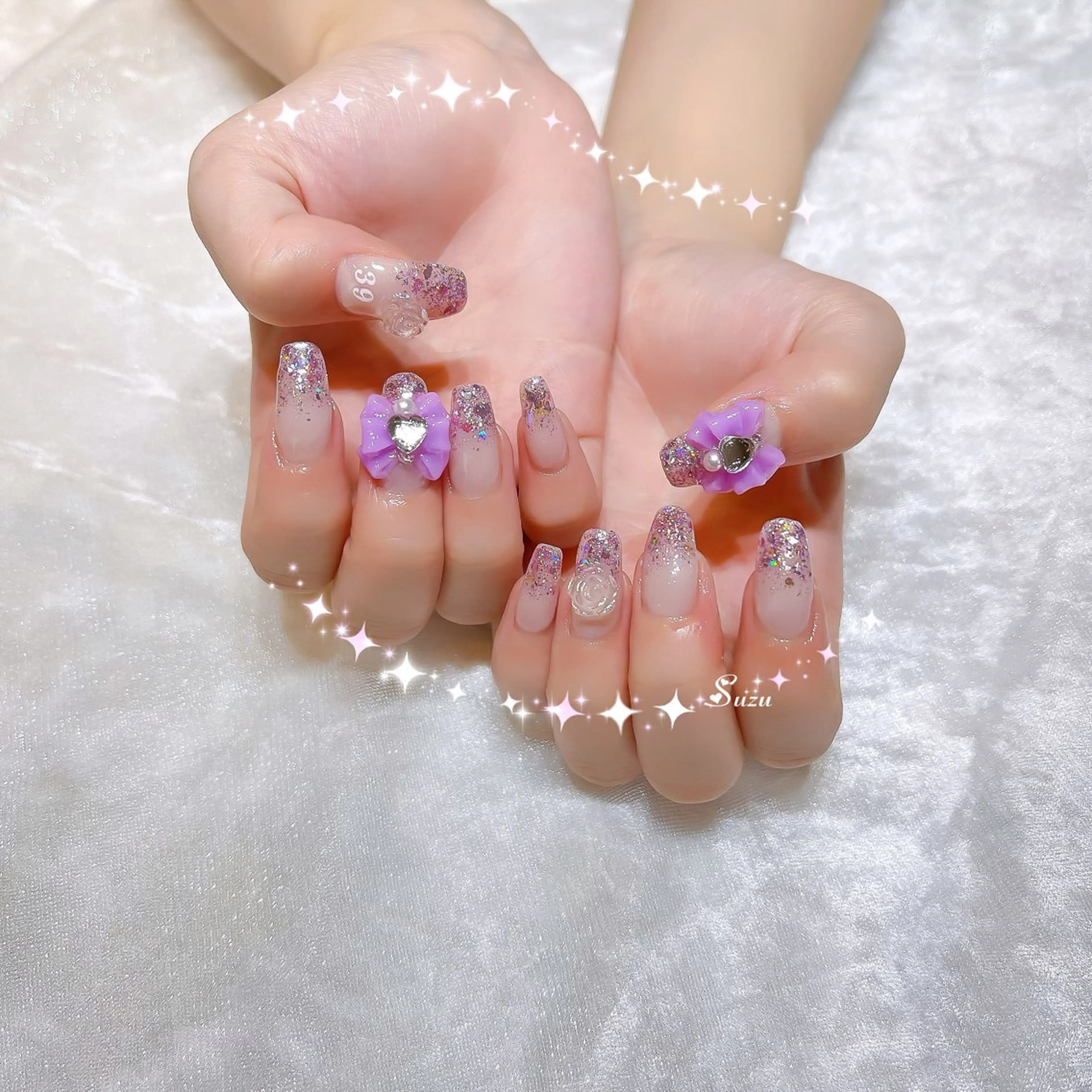 ネイル リボン Fairynails Suzuのネイルデザイン