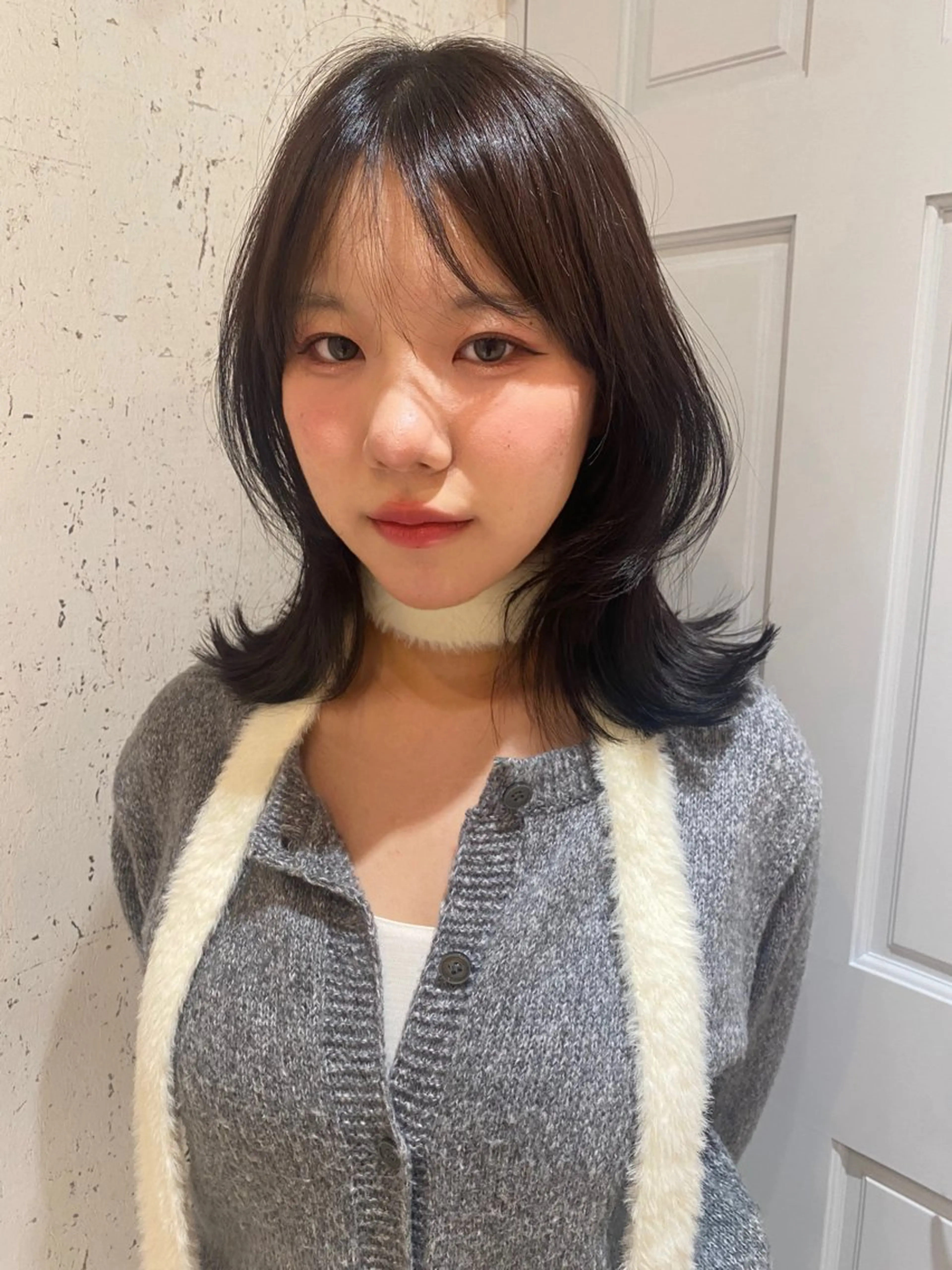 ミディアム カラー カット ヘアカラー トリートメント mai / linoah˚✧のヘアスタイル