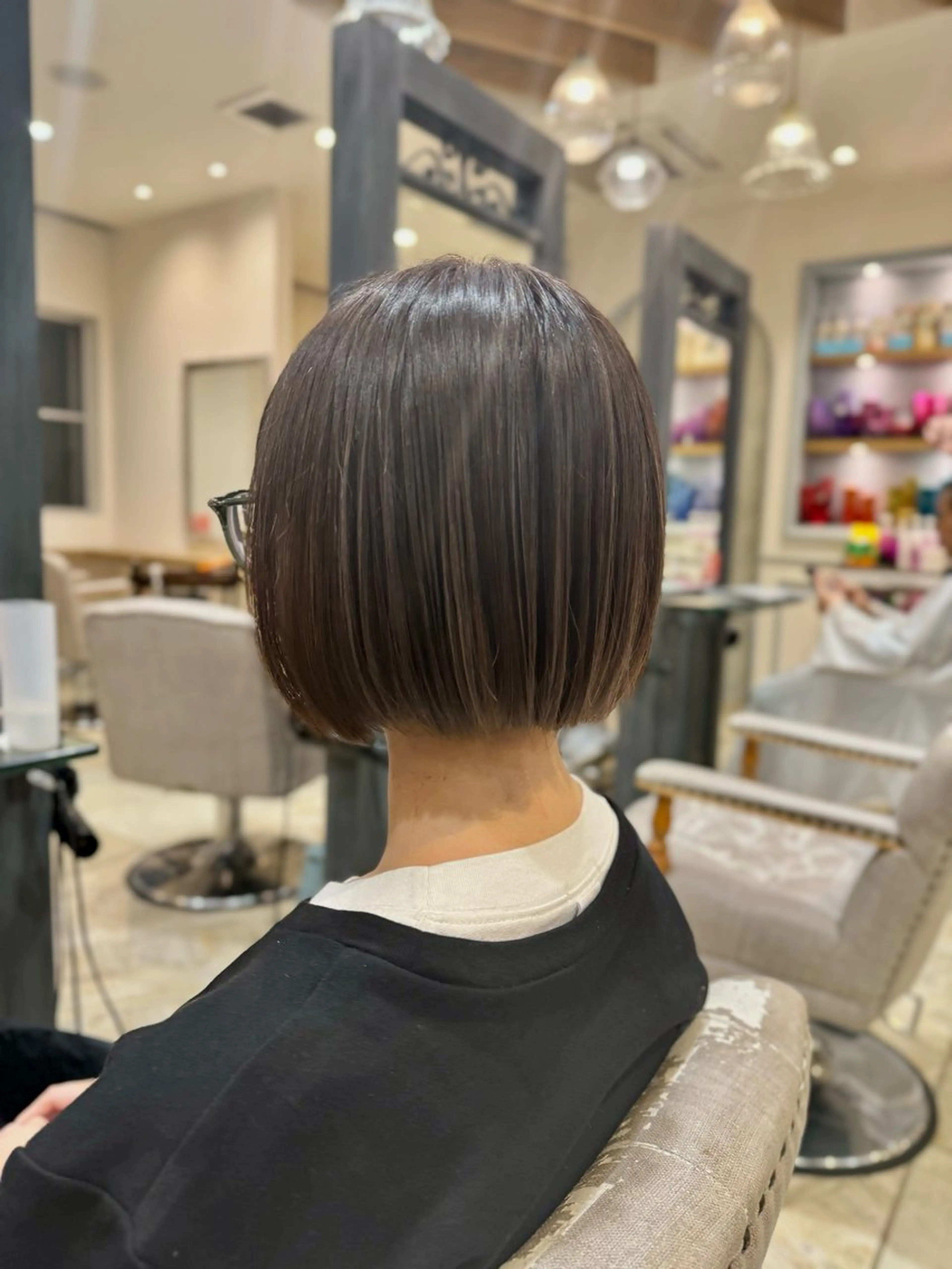 ショート カラー ハイライトカラー ハイライト カット ヘアカラー トリートメント ショート/ボブ アンドウ☺︎のヘアスタイル