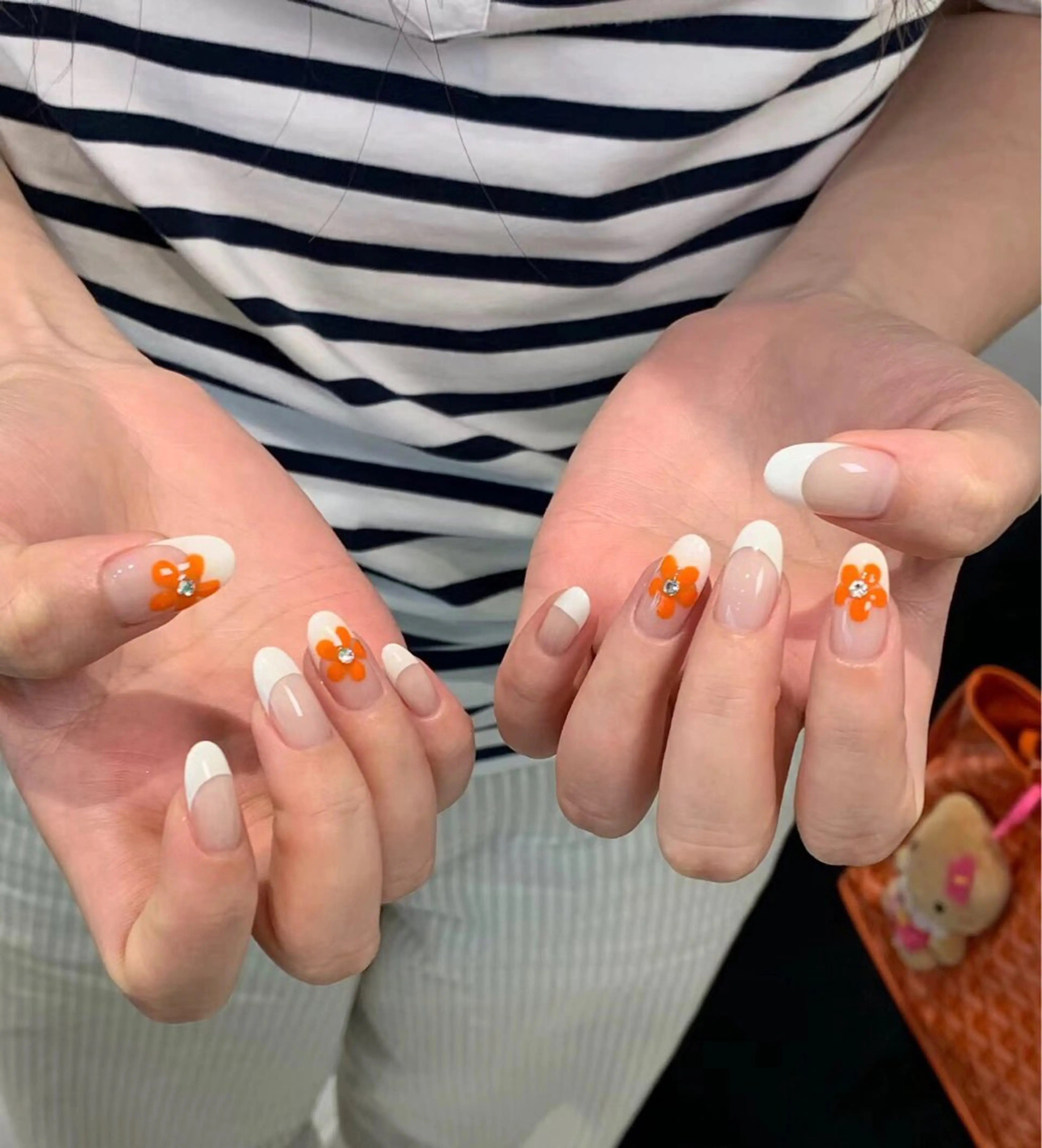 ネイル フレンチネイル ハンドネイル enju0422所属・谷口 雪のネイルデザイン