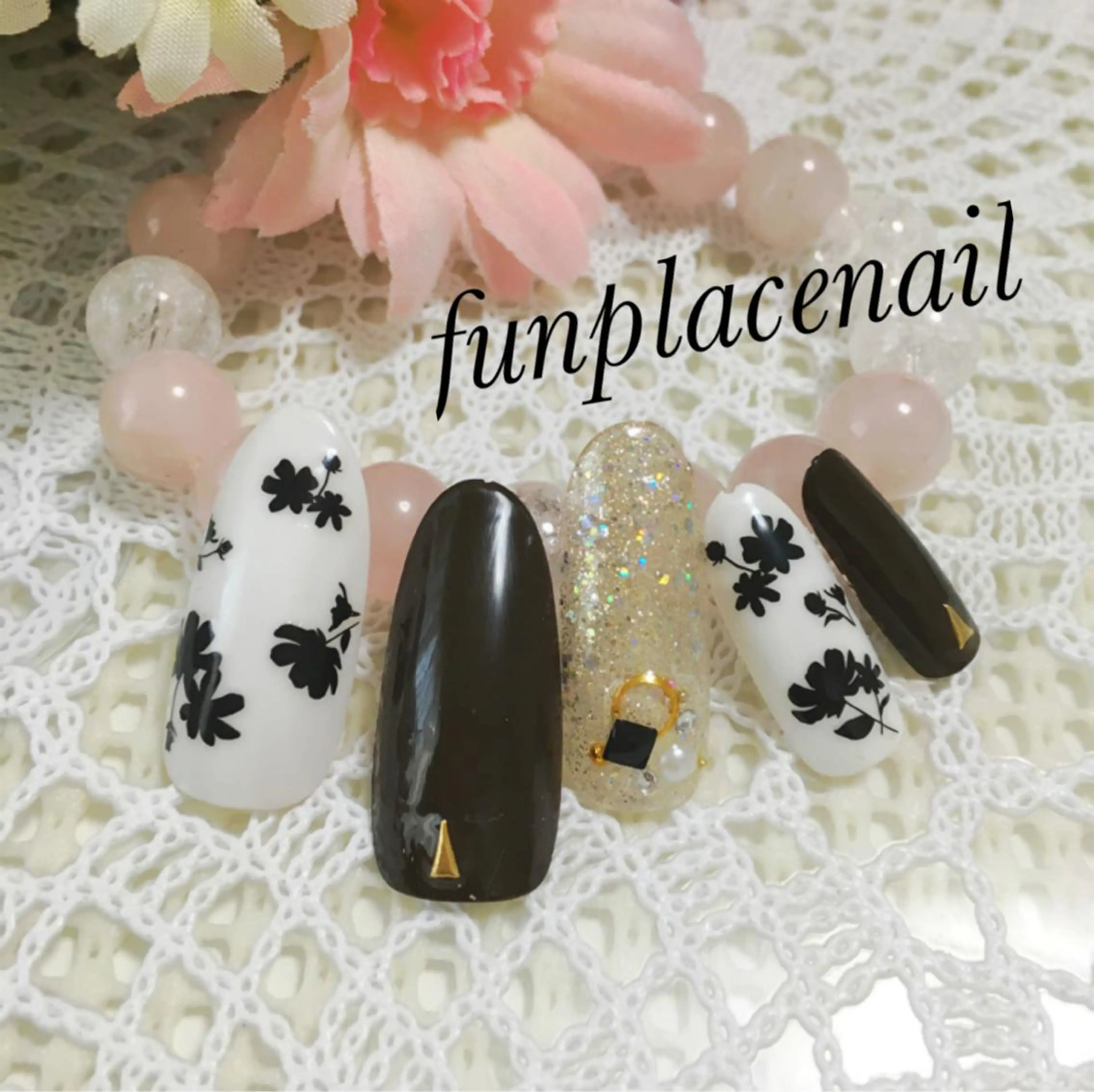 ショート ミディアム セミロング ロング カラー パーマ ヘアアレンジ メンズ キッズ ネイル マツエク・マツパ アートネイル フェリーチェ瑞江店 新山のネイルデザイン