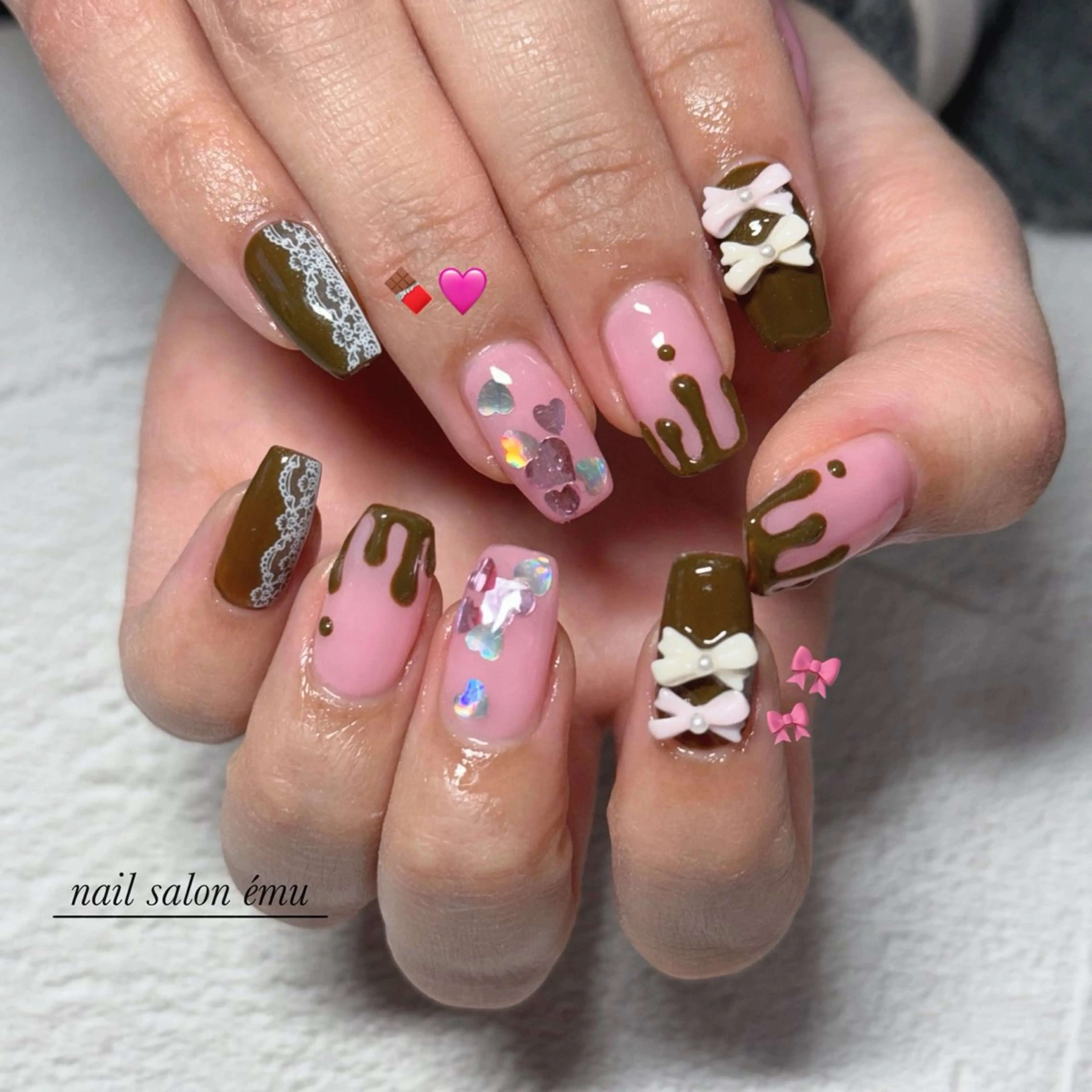 ネイル ハンドネイル nail salon émuのネイルデザイン