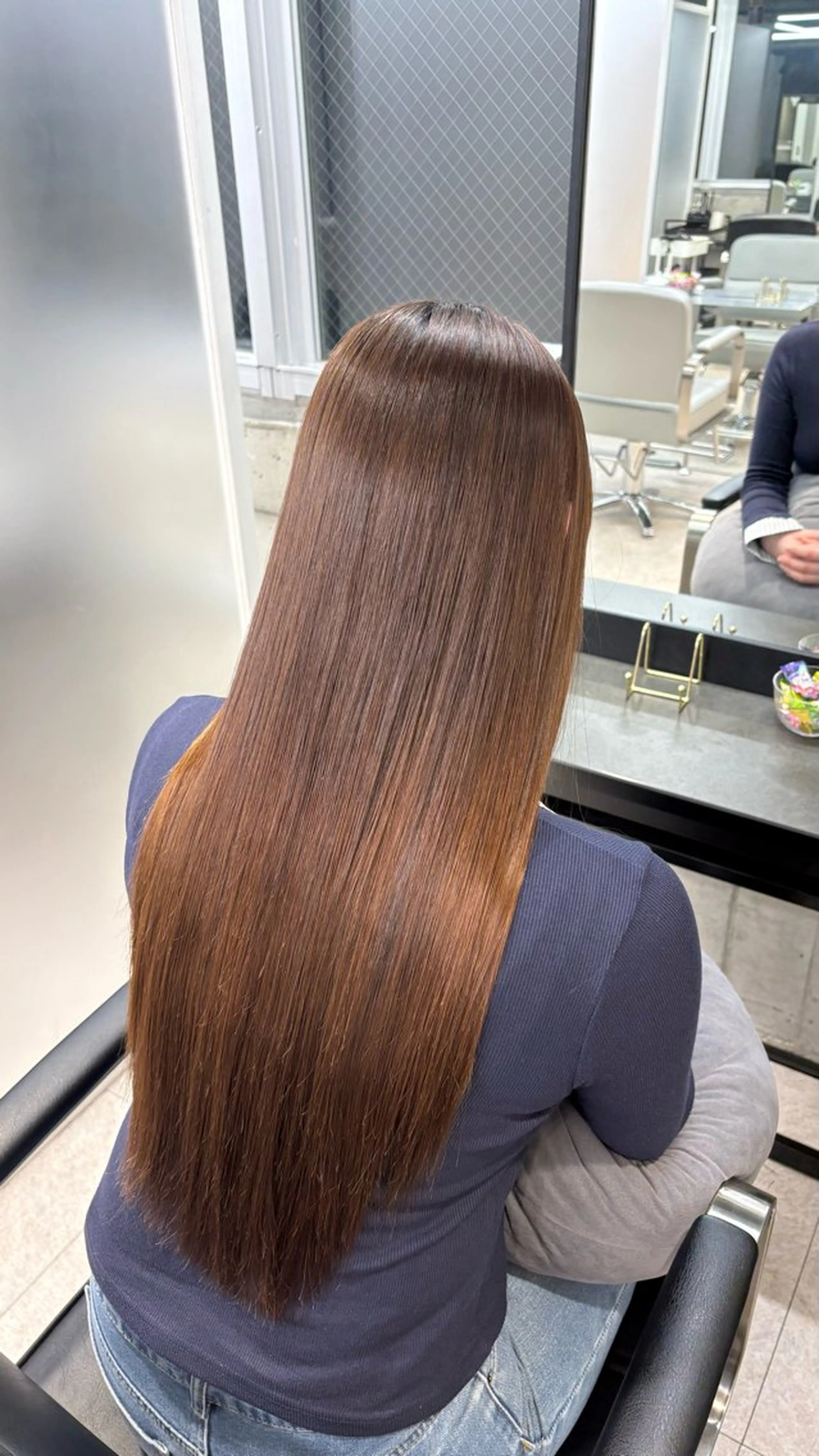 ロング 髪質改善 縮毛矯正 トリートメント 縮毛矯正 トリートメント 🌙小林春月/新宿/ 美髪/ハイトーン🌙のヘアスタイル