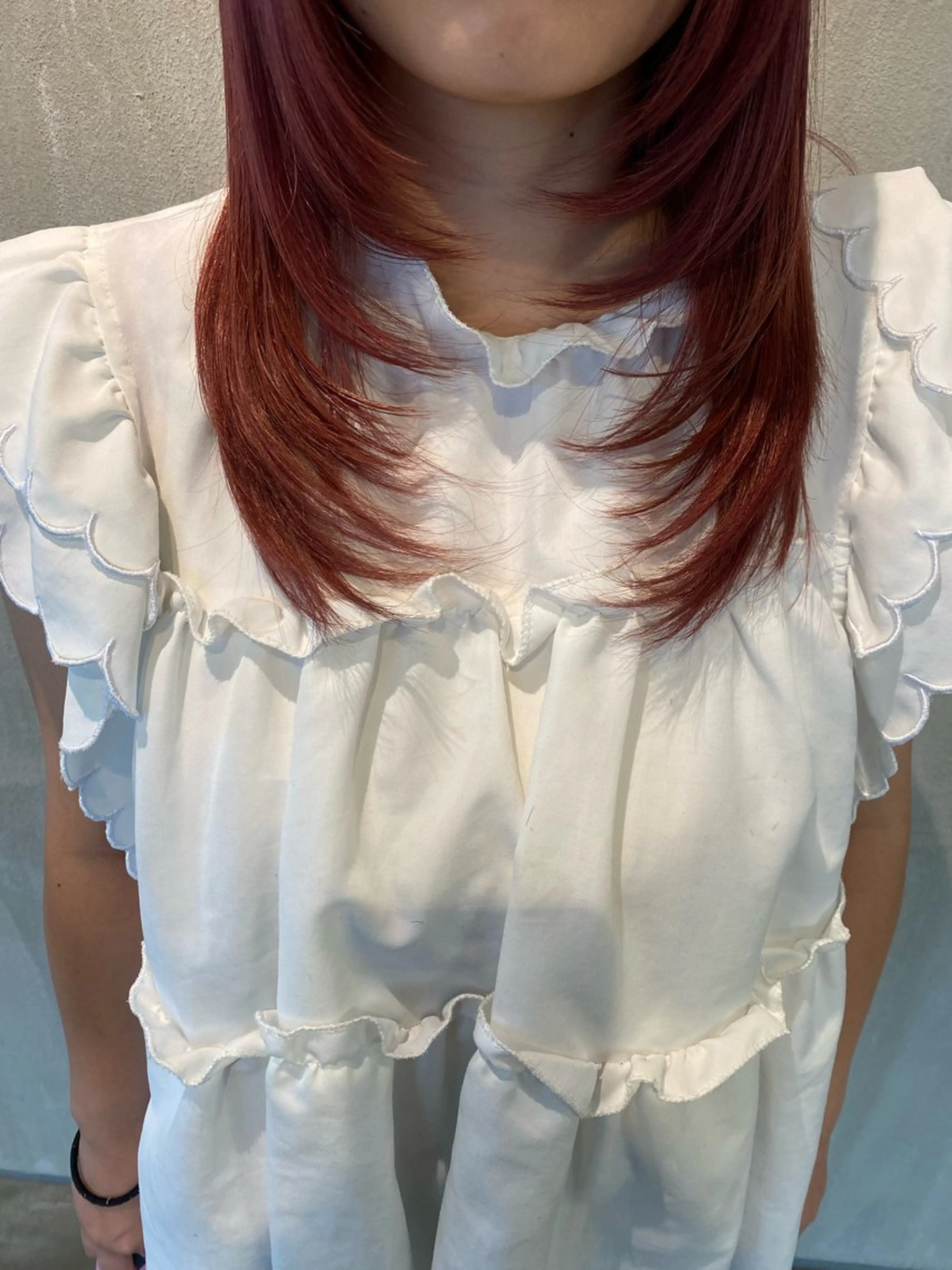 ミディアム ヘアカラー くろだ まみのヘアスタイル