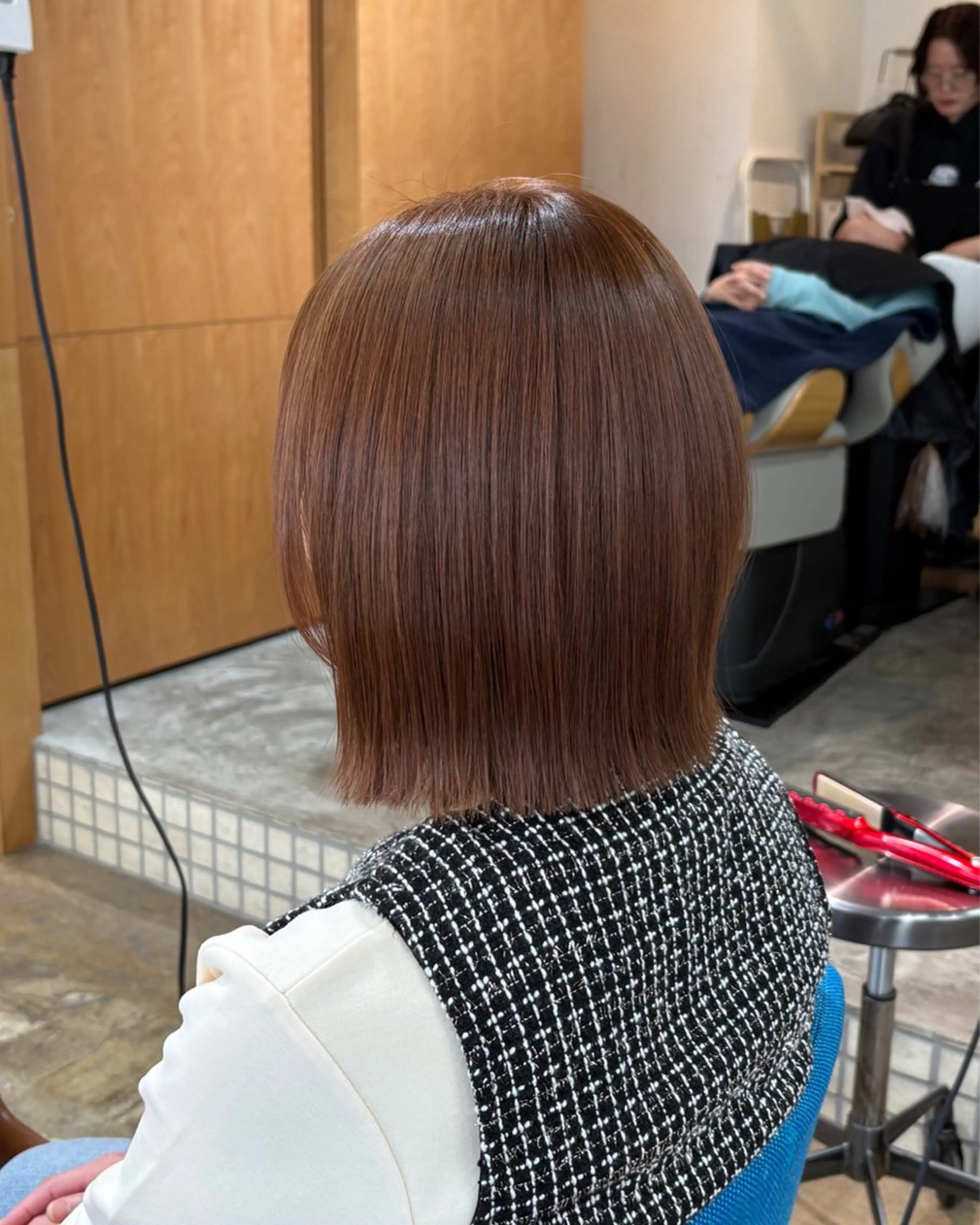 ミディアム カット ヘアカラー 樽川 紗月のヘアスタイル