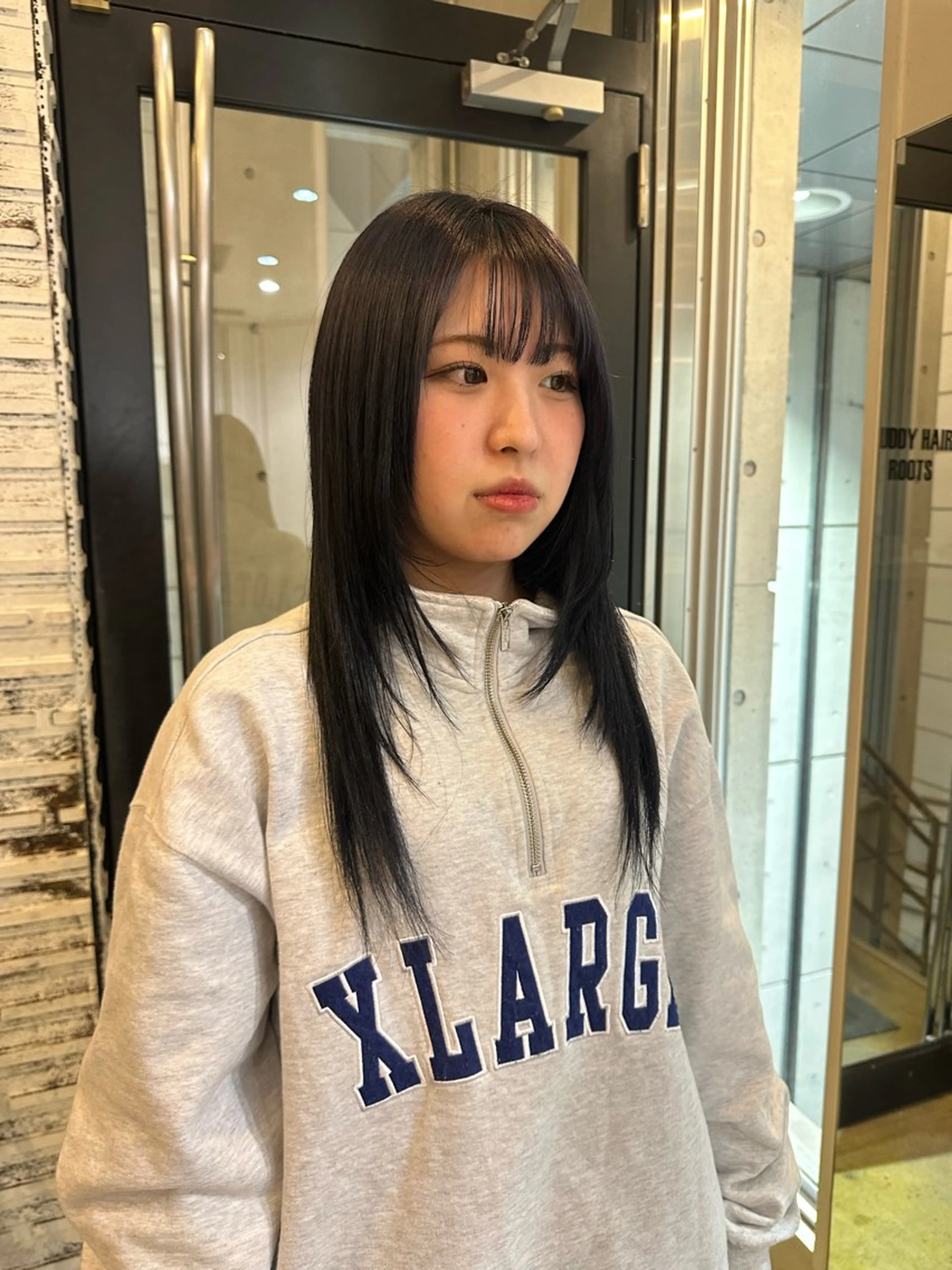 ロング カラー ラベンダーカラー 脇田 光理のヘアスタイル