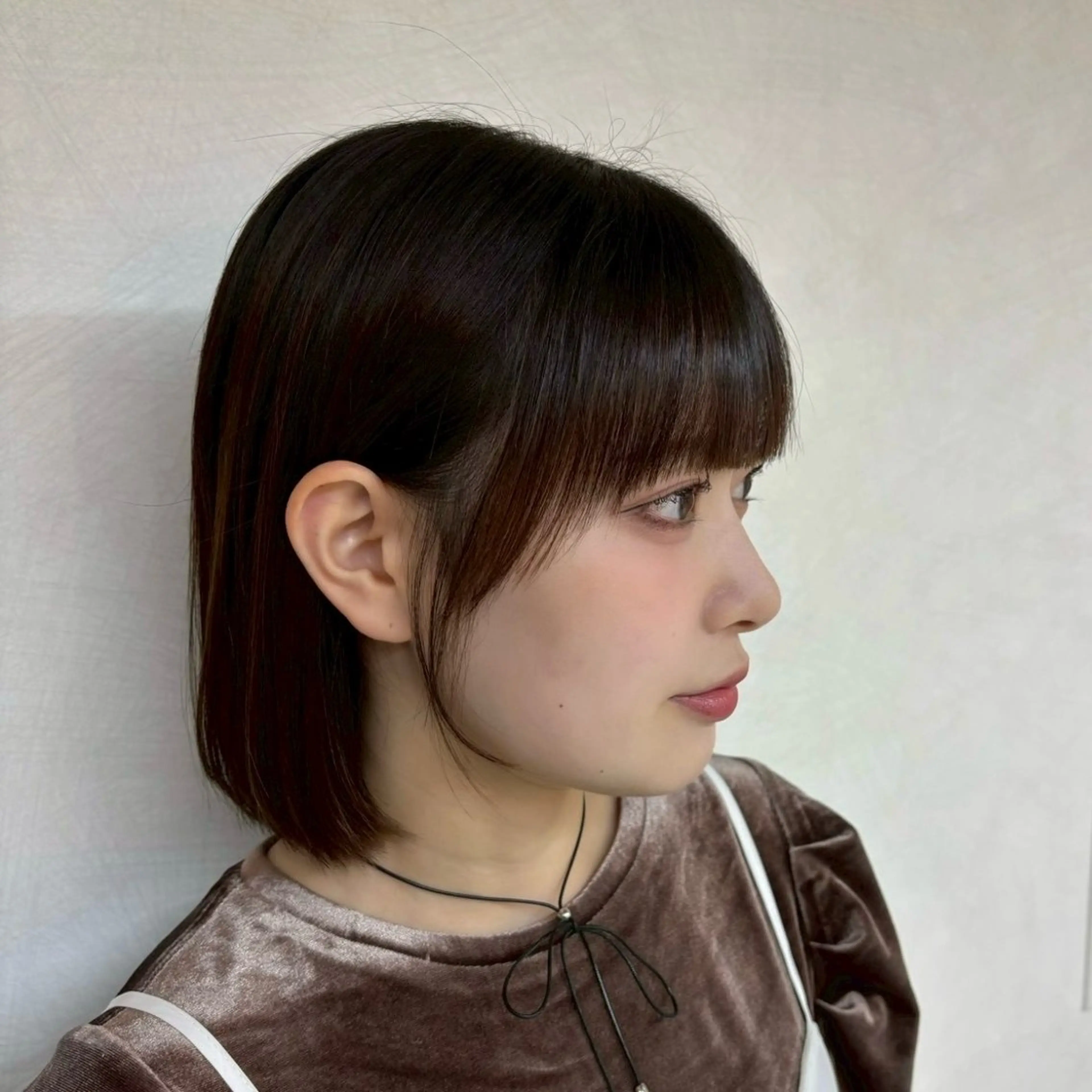 ミディアム 顔周りカット カット ヘアカラー トリートメント ボブ/レイヤー/透明 感カラー/Dai🌿のヘアスタイル