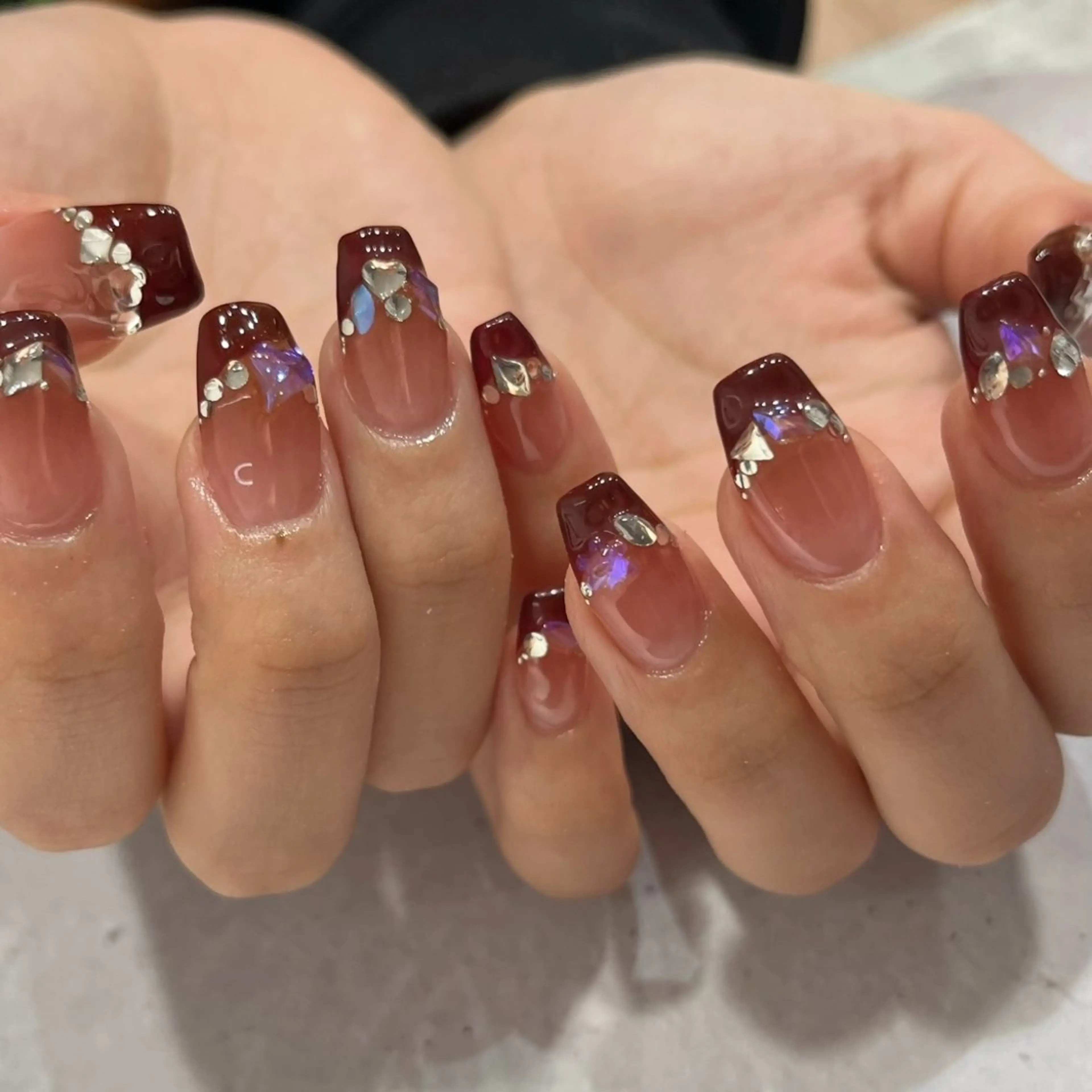 ネイル ハンドネイル スワローネイル misatoのネイルデザイン