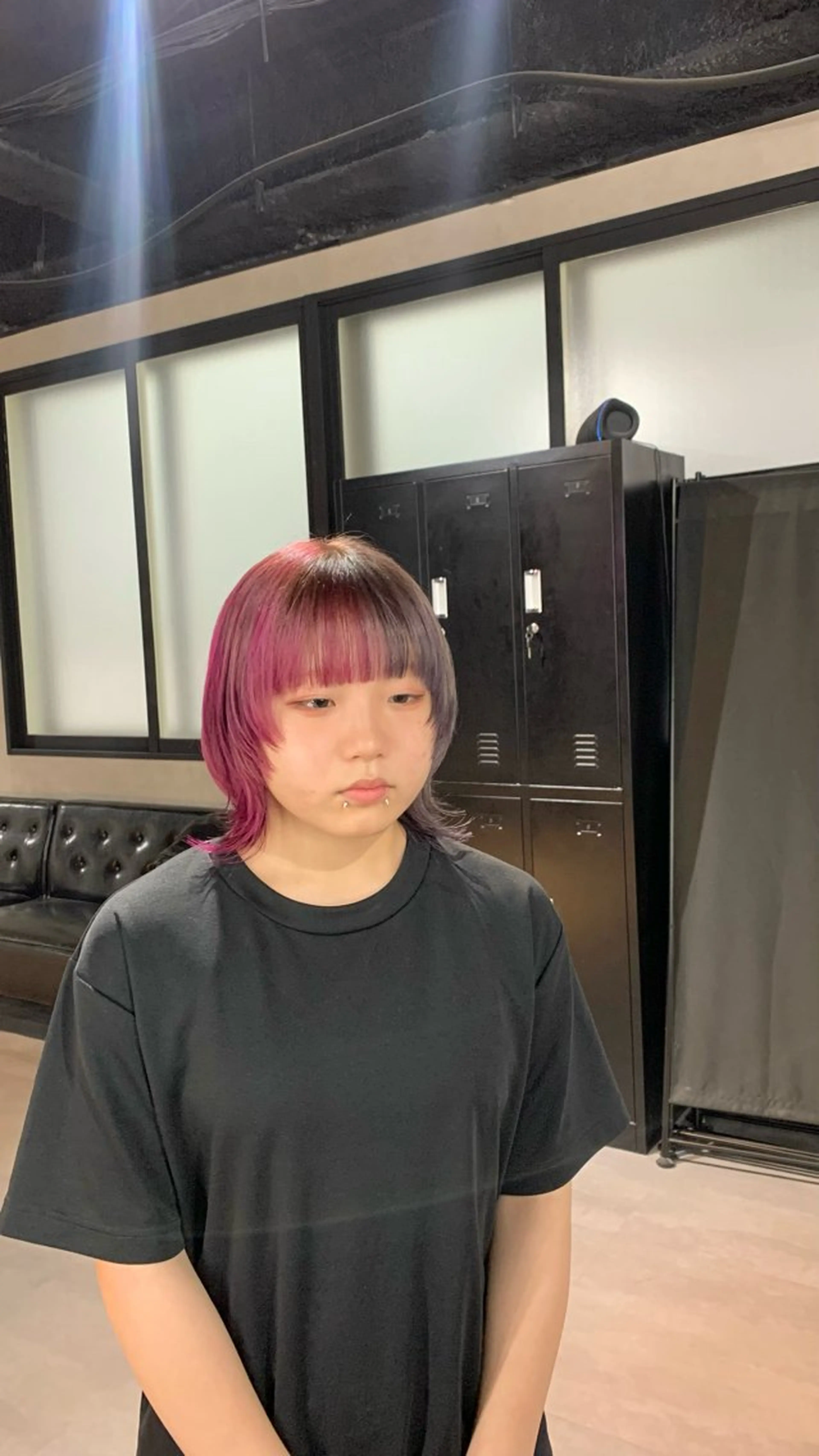 ミディアム ウルフカット カット B E C H I C O〔べち子〕のヘアスタイル