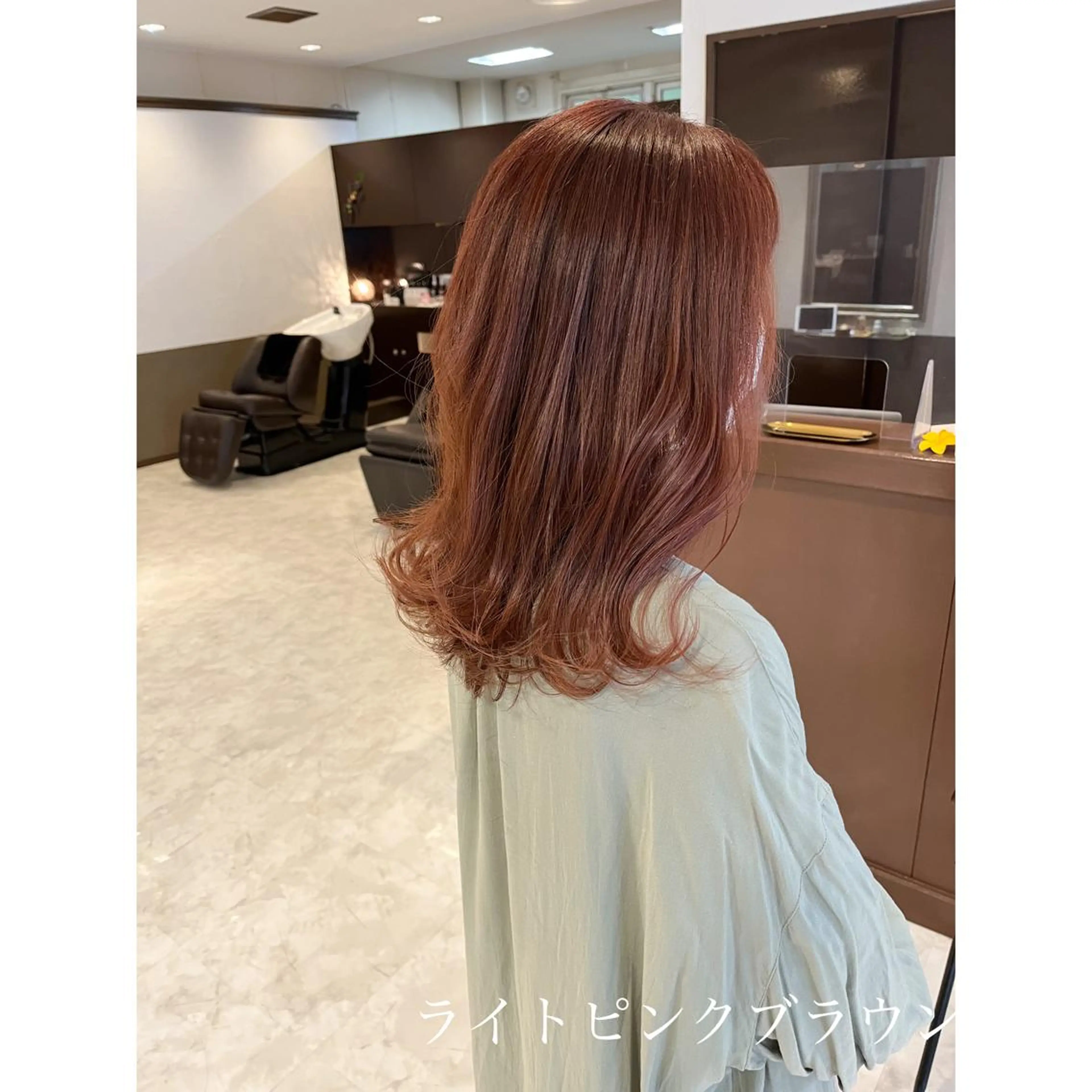 ミディアム カラー 坂井田 浩樹のヘアスタイル