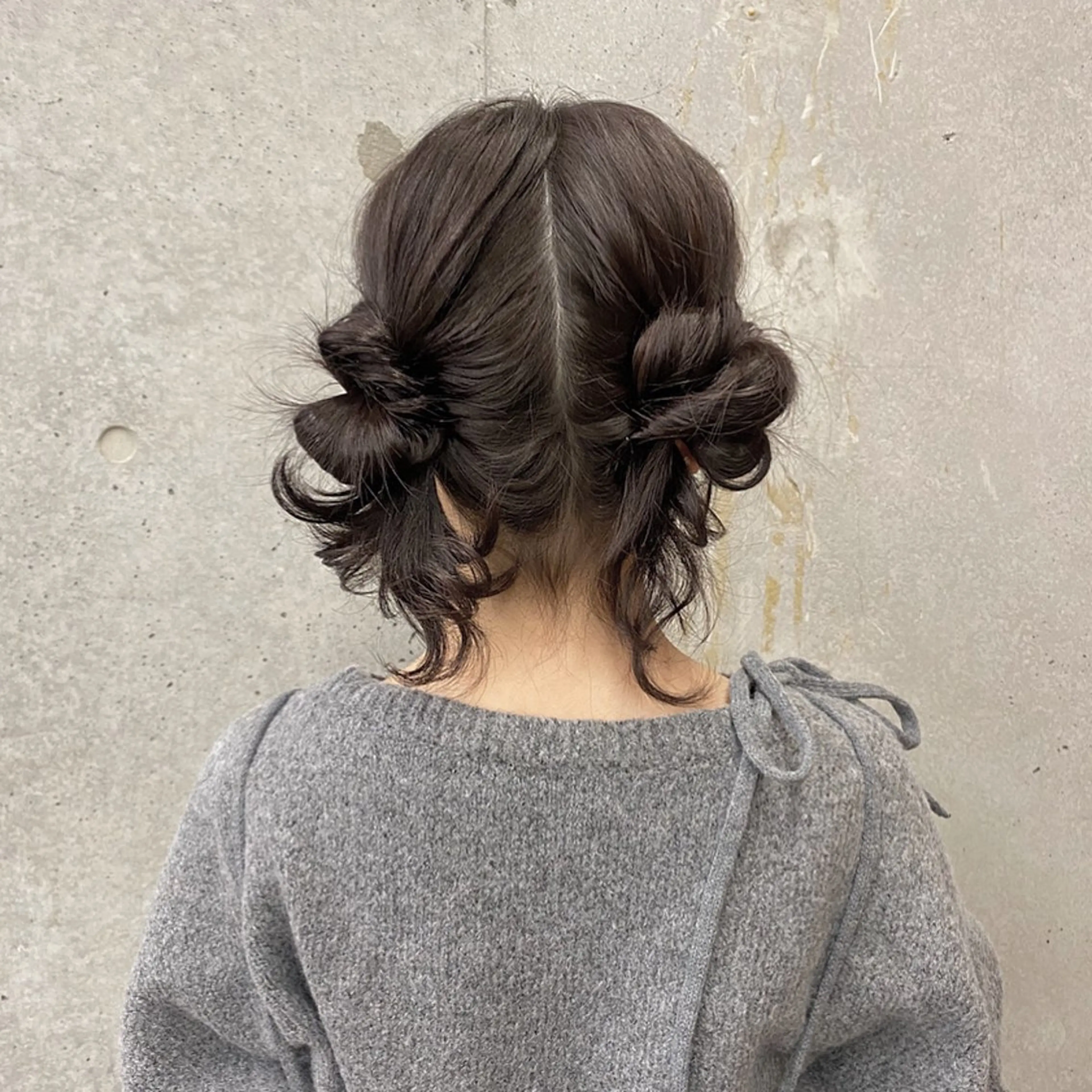 ミディアム カラー ヘアアレンジ ヘアセット 暖色/ブラウン/ 透明感/ゆうかのヘアスタイル