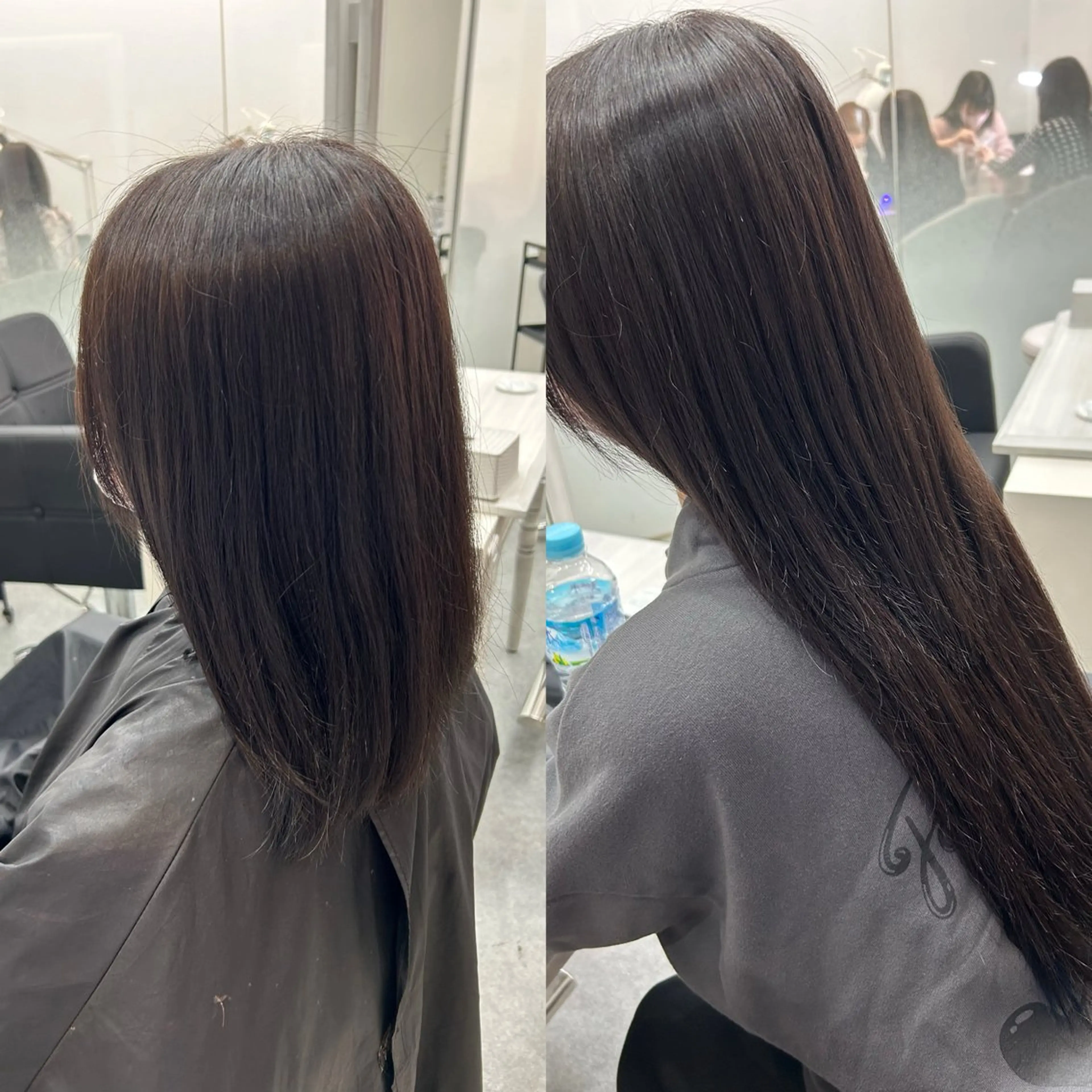 ロング ヘアアレンジ シールエクステ ボブ エクステ ハイライト レイヤーカット カット エクステ レイヤー/エクステ alpha下妻のヘアスタイル