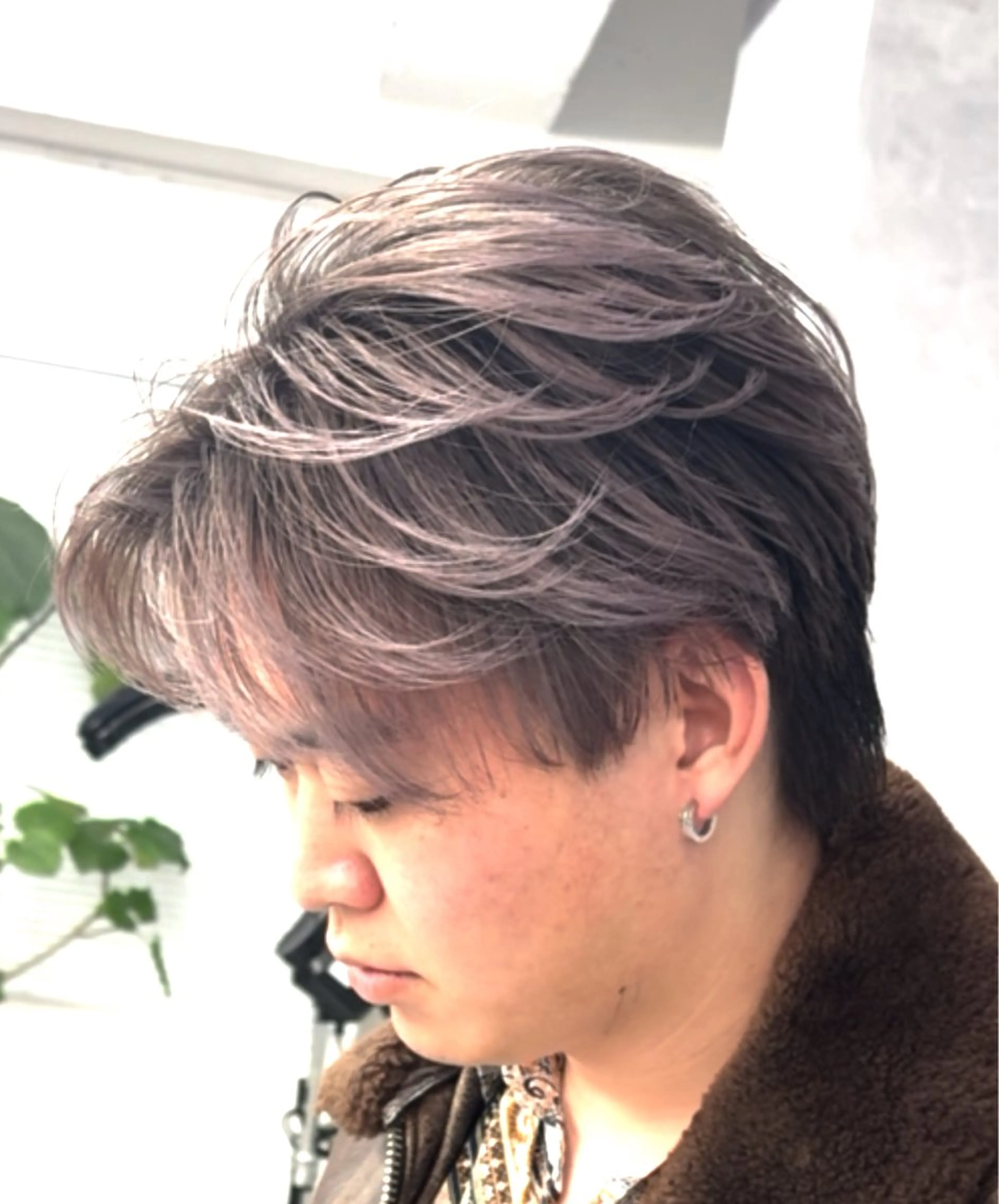 カラー ヘアカラー 立川/レイヤー/ 複雑履歴/ 西川翔真のヘアスタイル