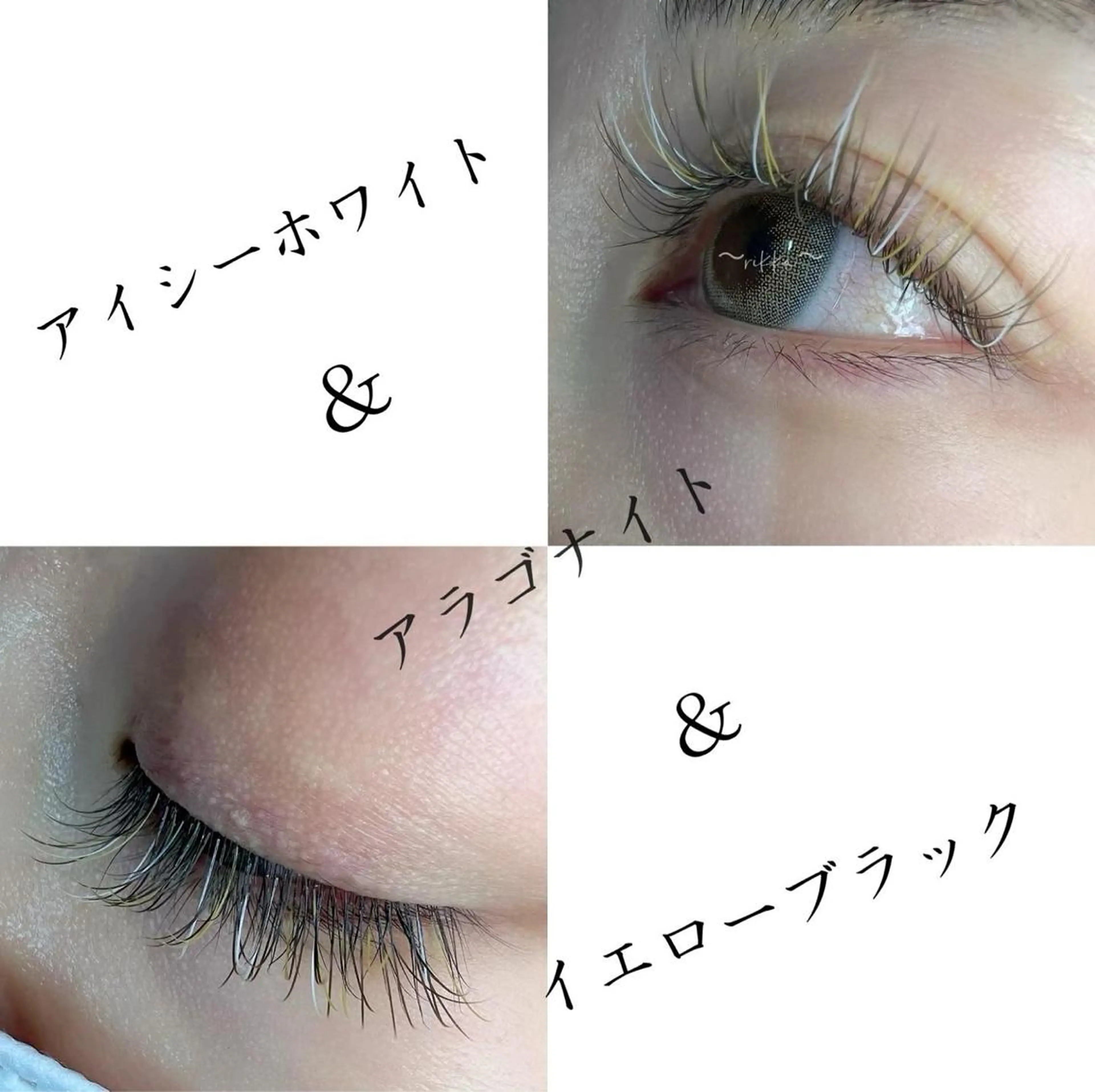 マツエク・マツパ フラットラッシュ 六花 〜rikka〜のマツエク・マツパデザイン