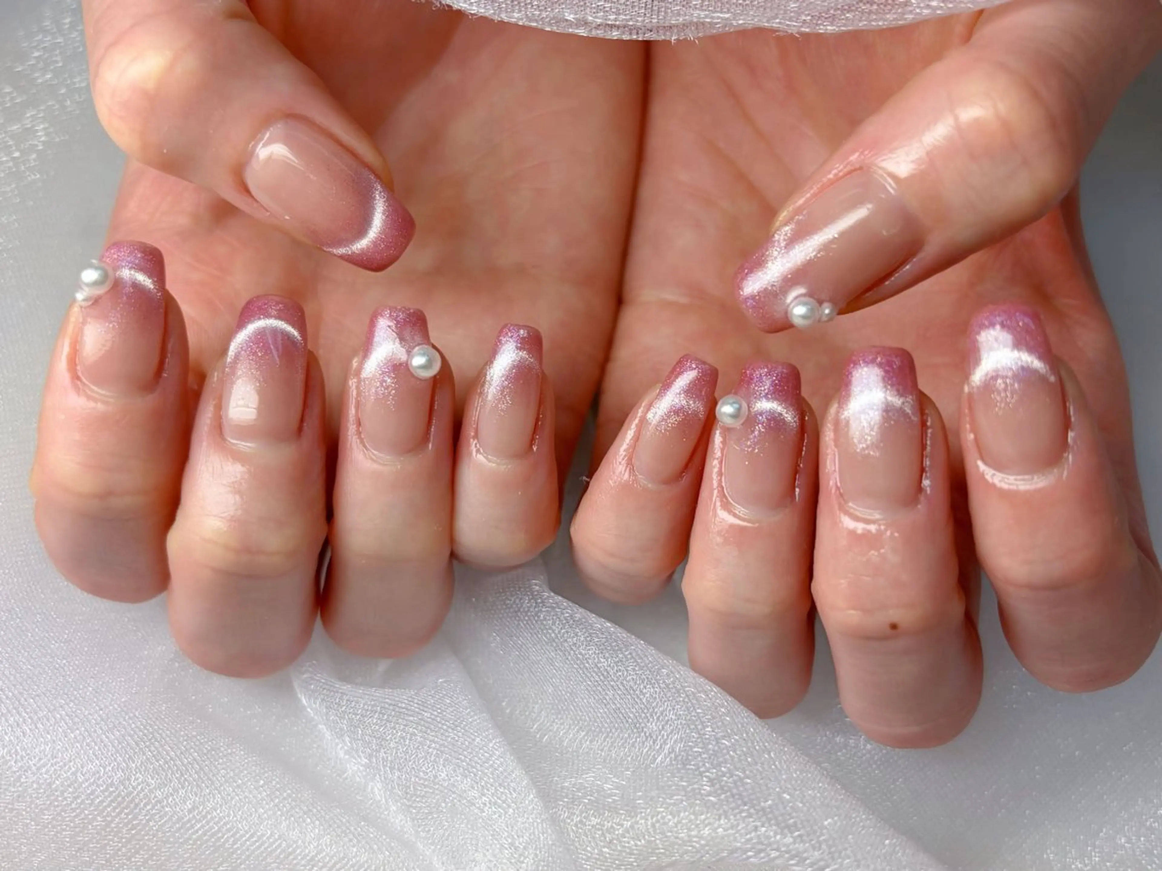 ネイル ワンホンネイル ハンドネイル Queennail 北堀江Yumiのネイルデザイン