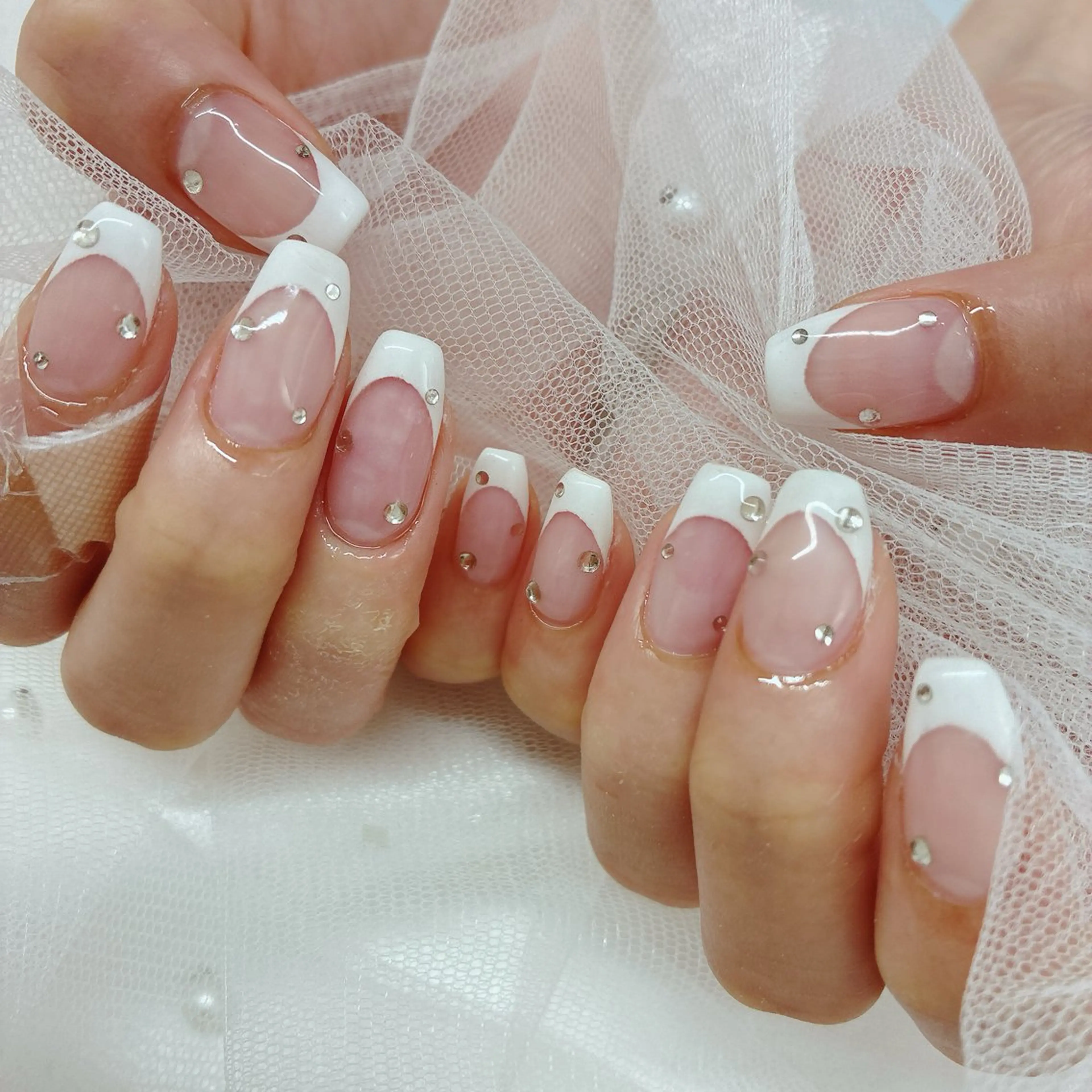 ネイル ストーンネイル ハンドネイル ru naのネイルデザイン