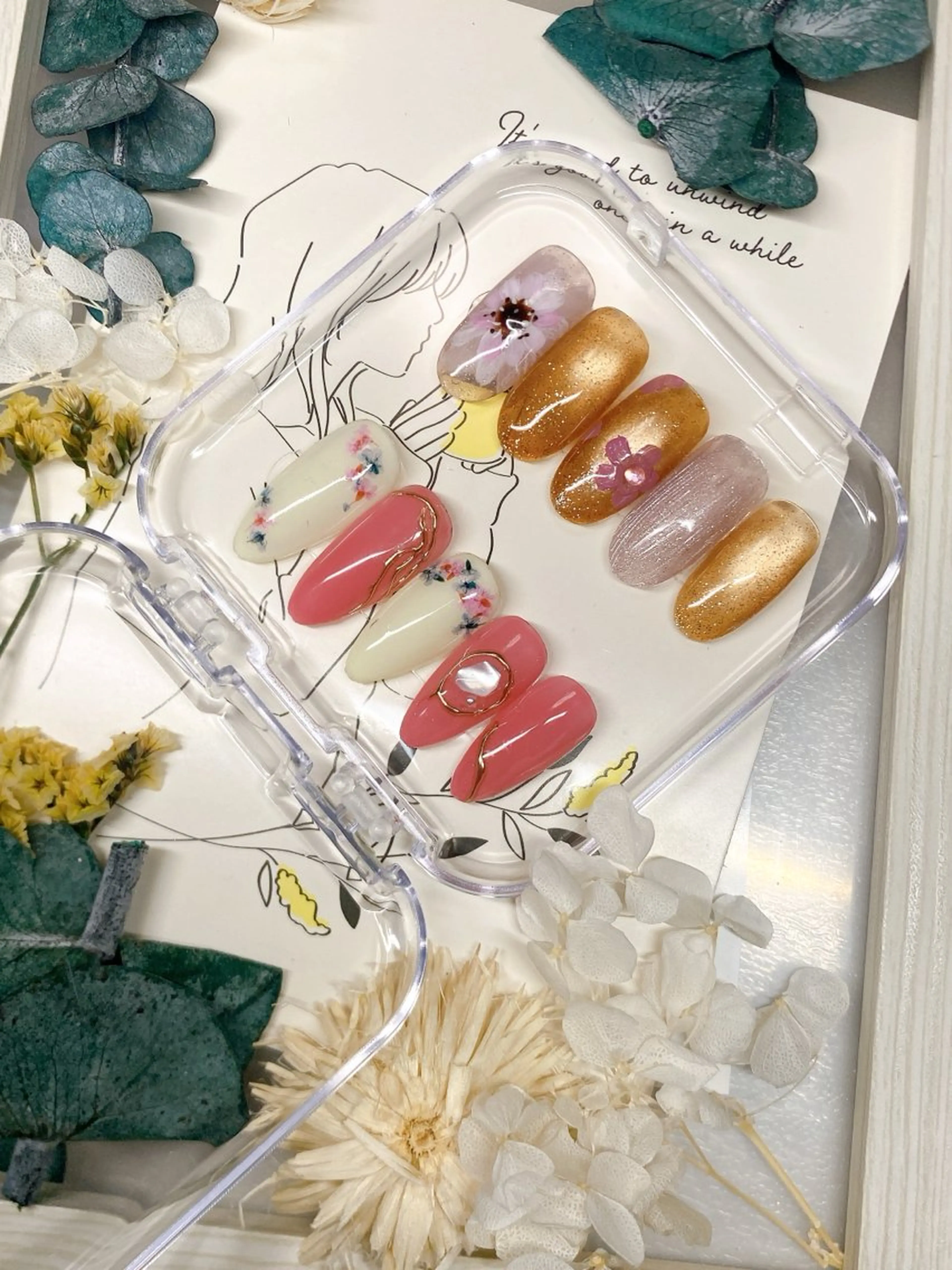 ネイル ハンドネイル ハンドケア PLUM  BELL 横浜自宅ネイルのネイルデザイン