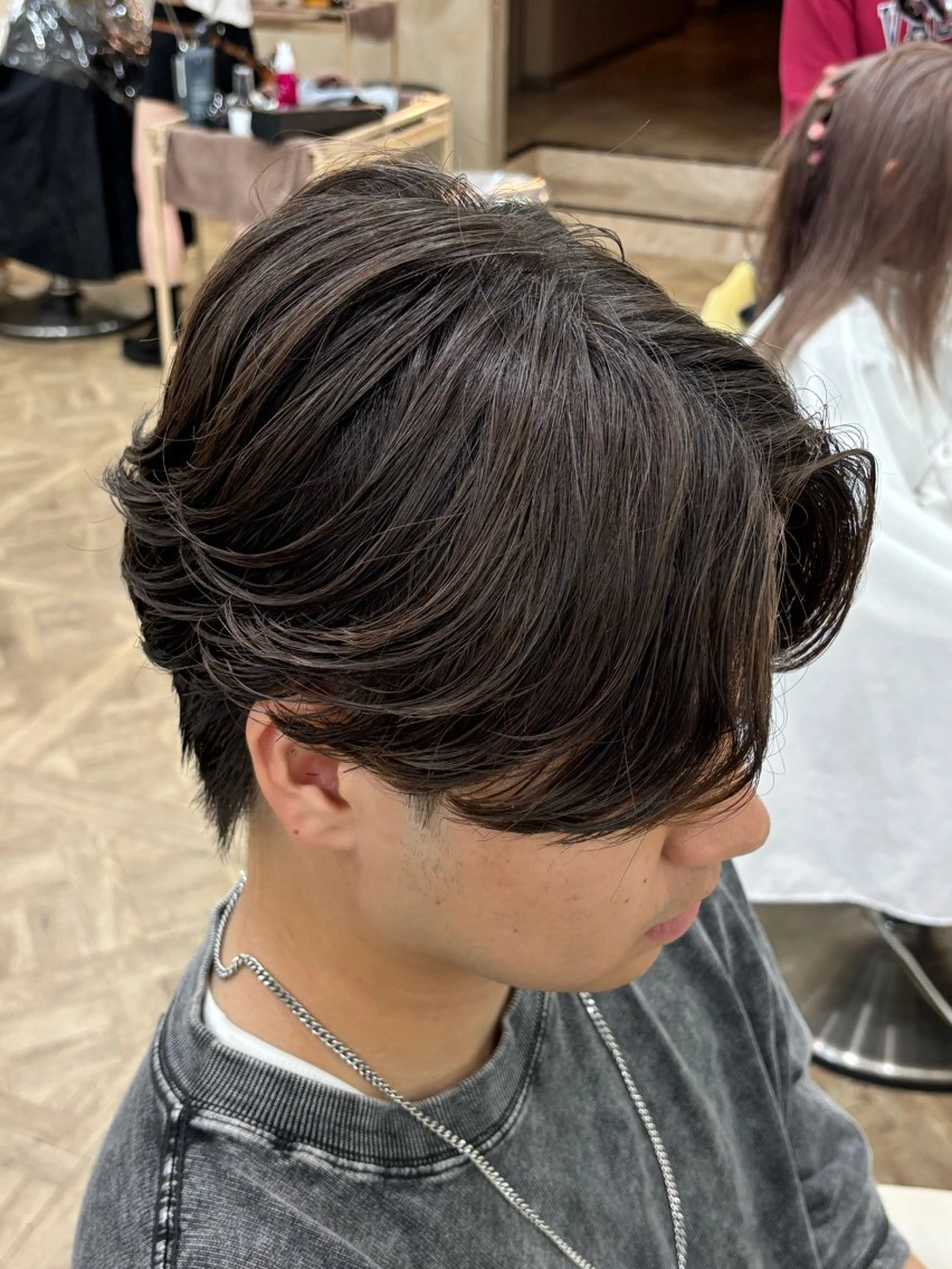 ショート パーマ メンズ フェザーパーマ メンズパーマ カット パーマ トリートメント パーマ職人DAIKI ツイスパ/波巻きのヘアスタイル