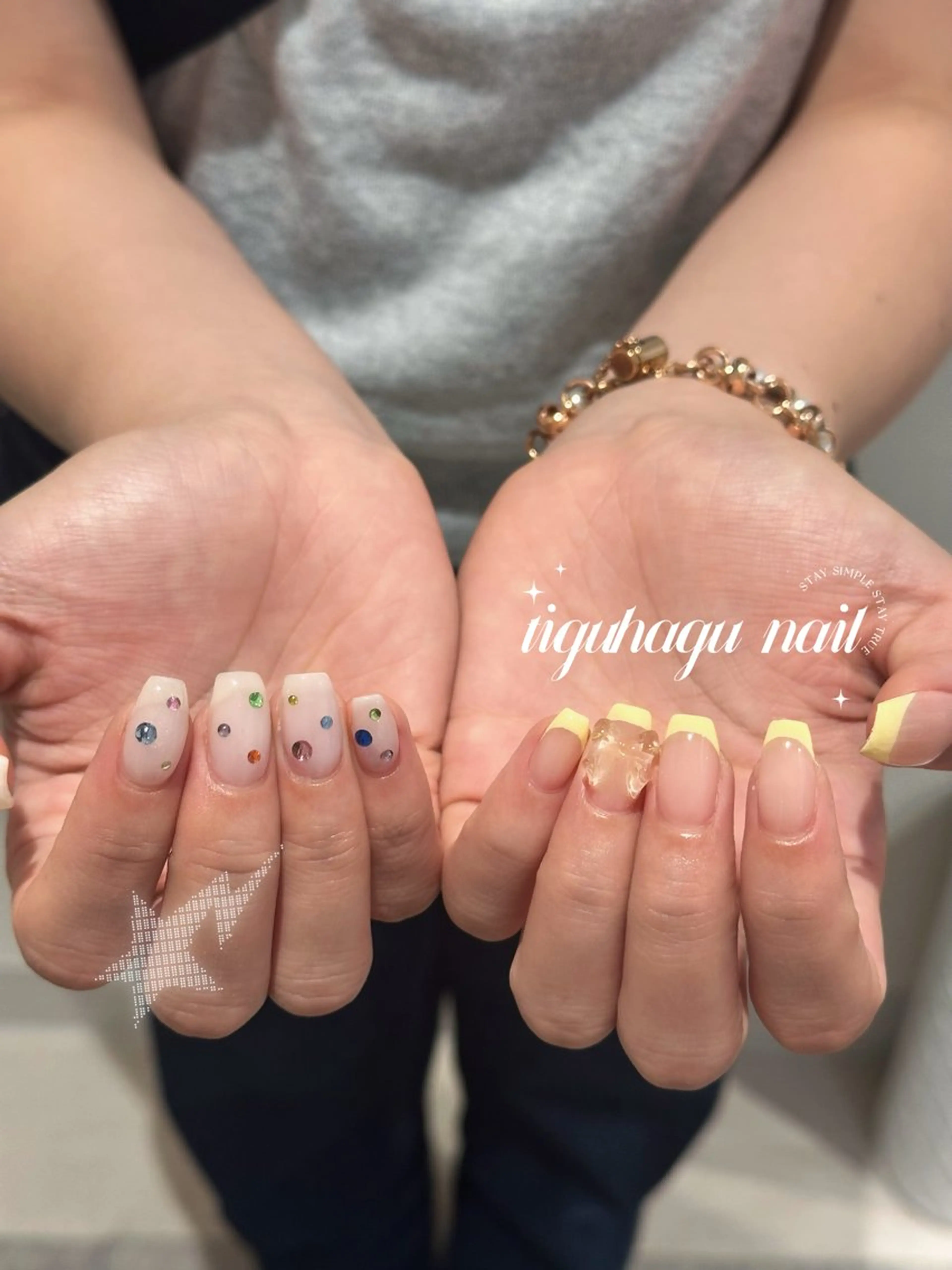 ネイル ハンドネイル 韓国𝐧𝐚𝐢𝐥 🇰🇷🤍コガヤマのネイルデザイン