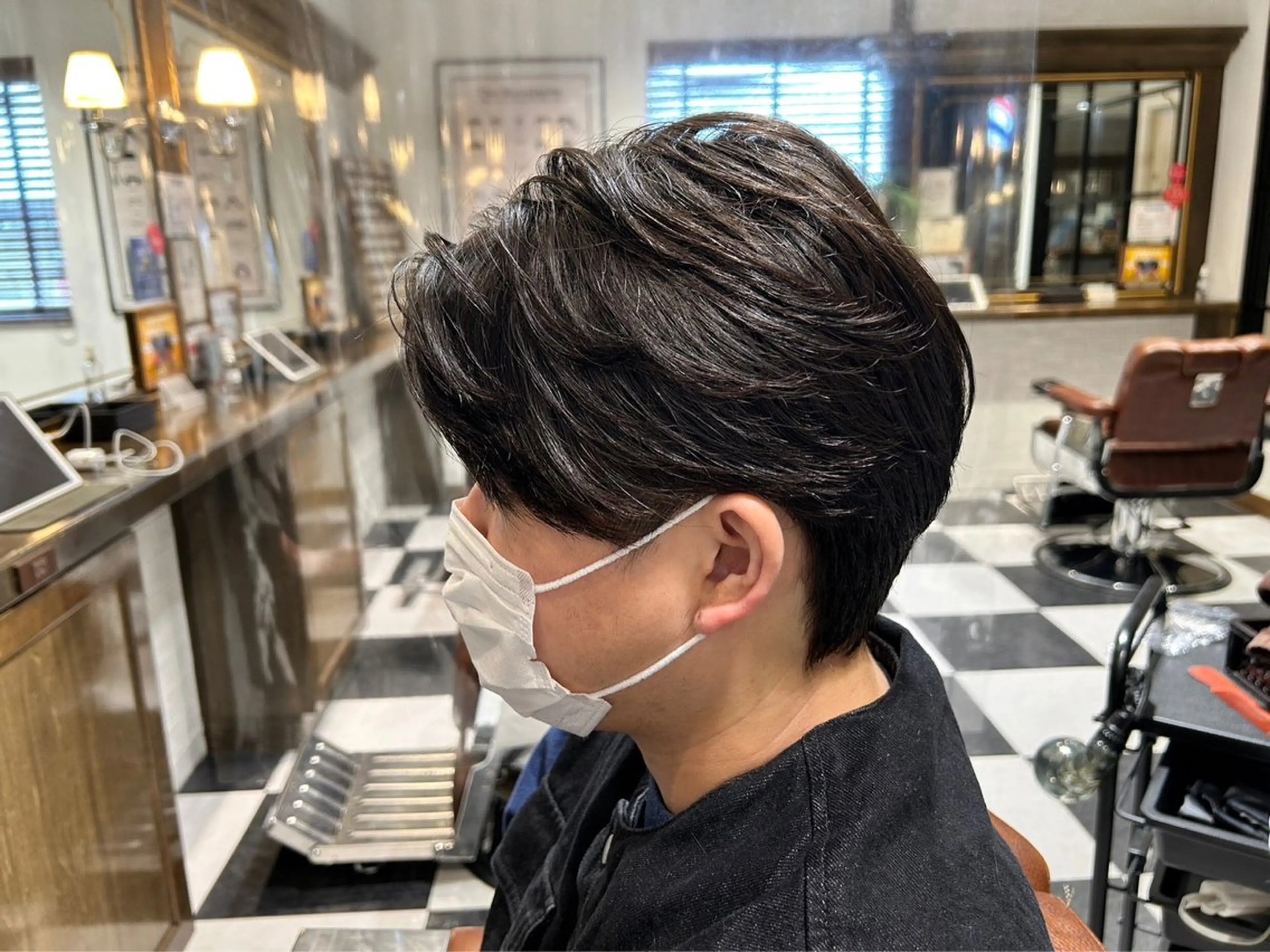 ショート カラー パーマ ヘアアレンジ メンズ ちひろ /似合わせカラーのヘアスタイル