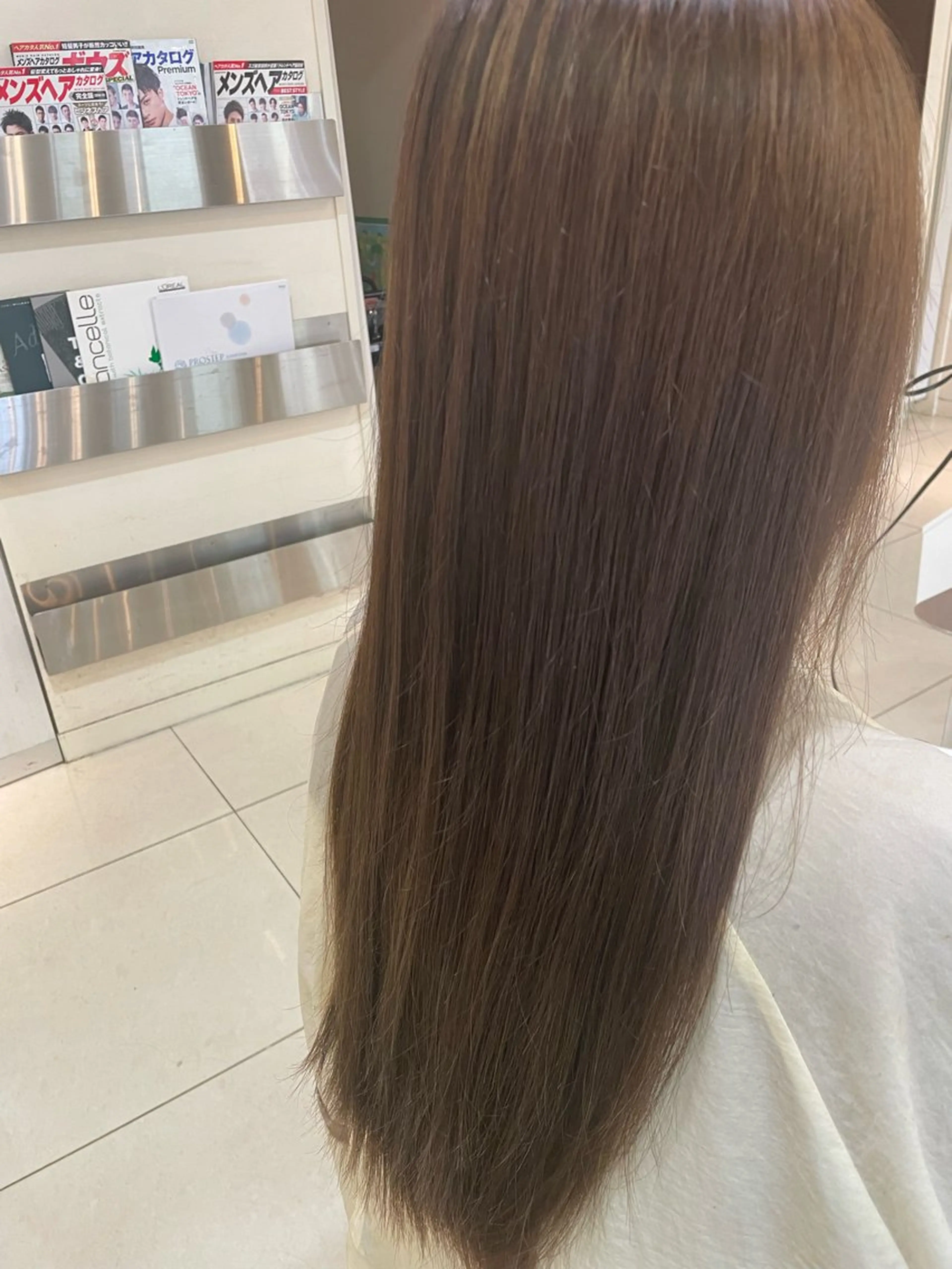 ロング カラー 石垣 颯士のヘアスタイル