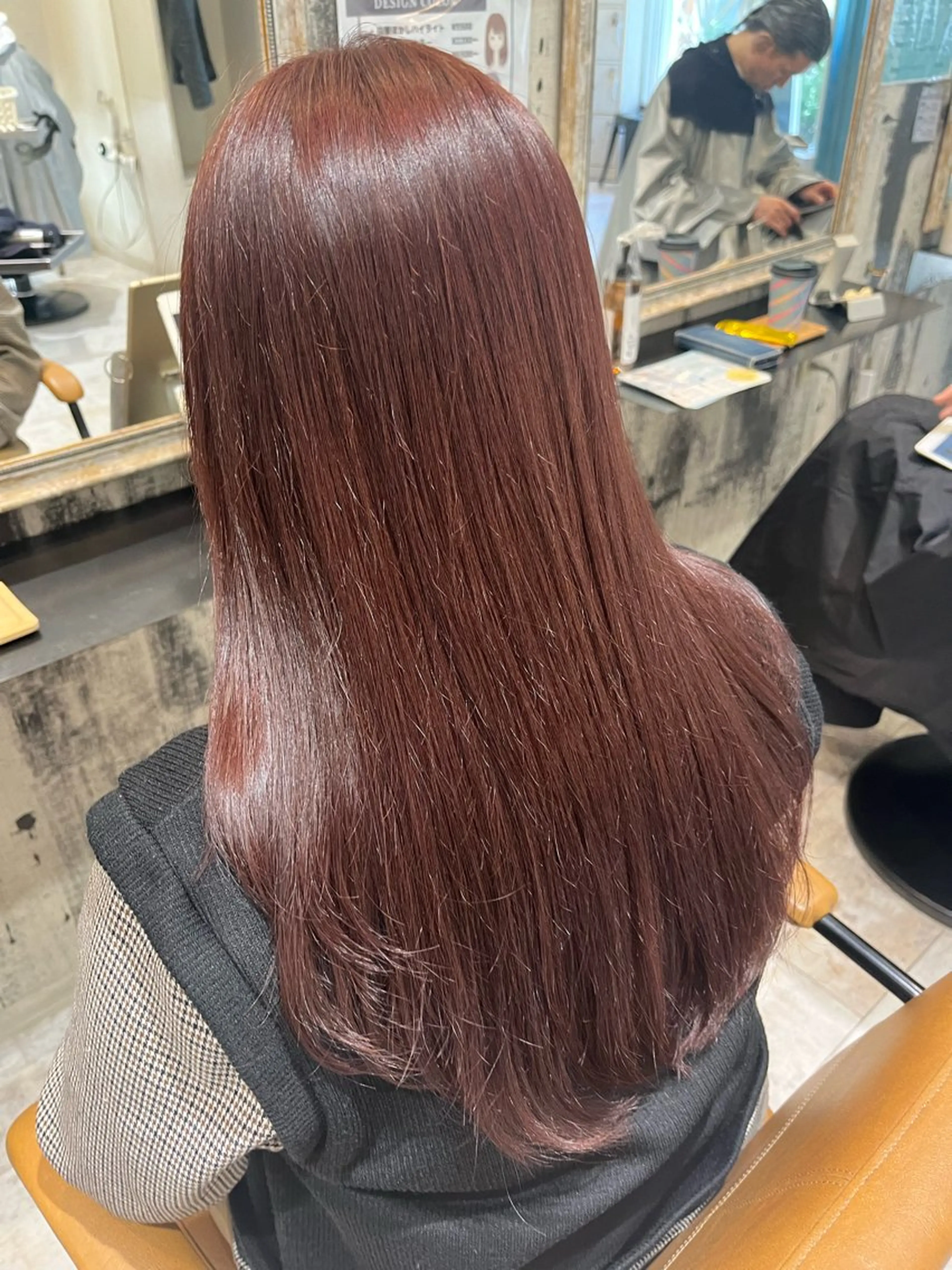 カラー ヘアカラー 🩷ྀི暖色カラー 🫧ྀིススマゴチヨのヘアスタイル