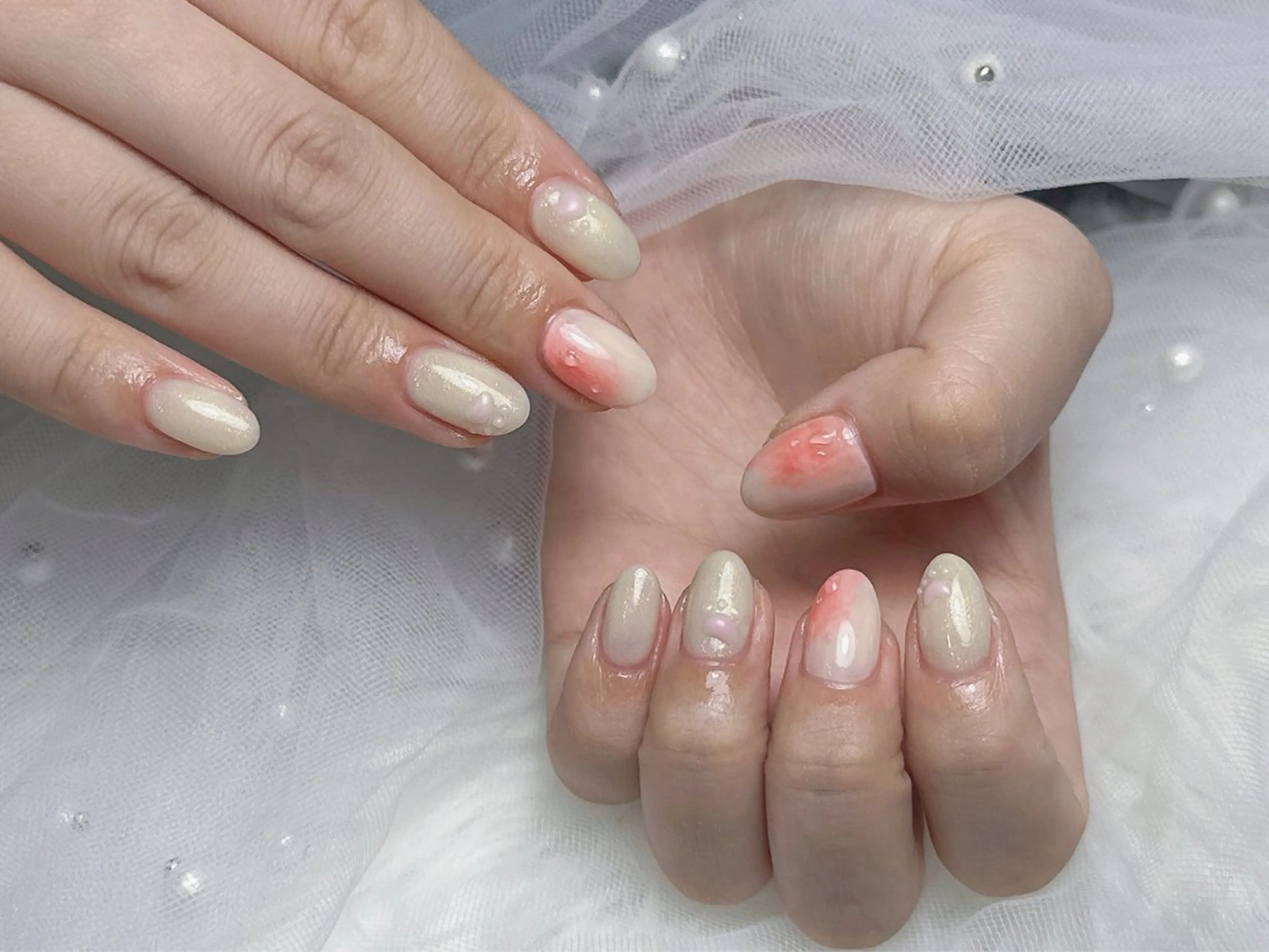 ネイル ハンドネイル Eclat〔ｴｸﾗ〕 MOEKA𝜗𝜚*のネイルデザイン