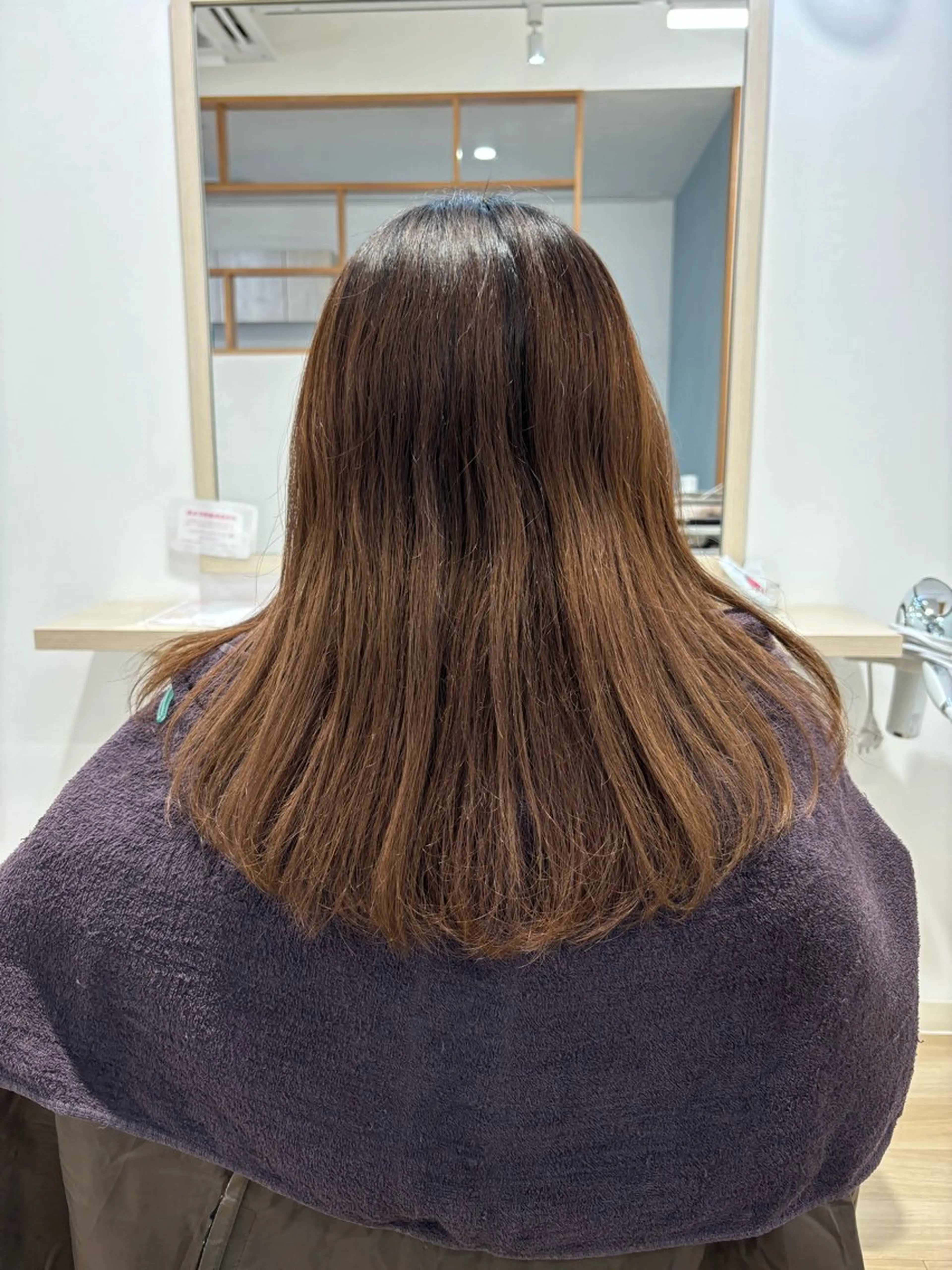 セミロング 『大西　陸』 透明感color🔆のヘアスタイル