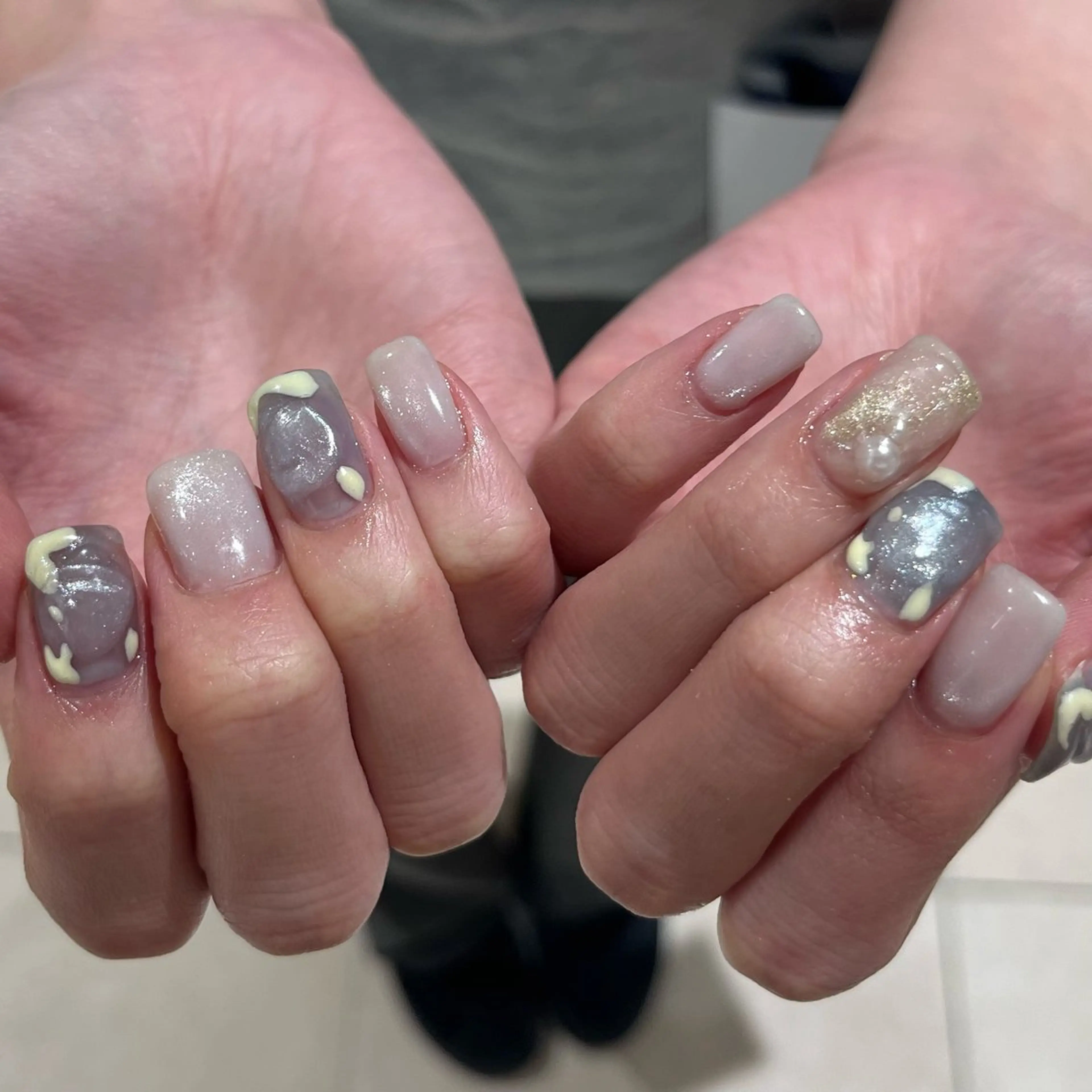 ネイル 持ち込み ハンドネイル kanatsu yorikoのネイルデザイン