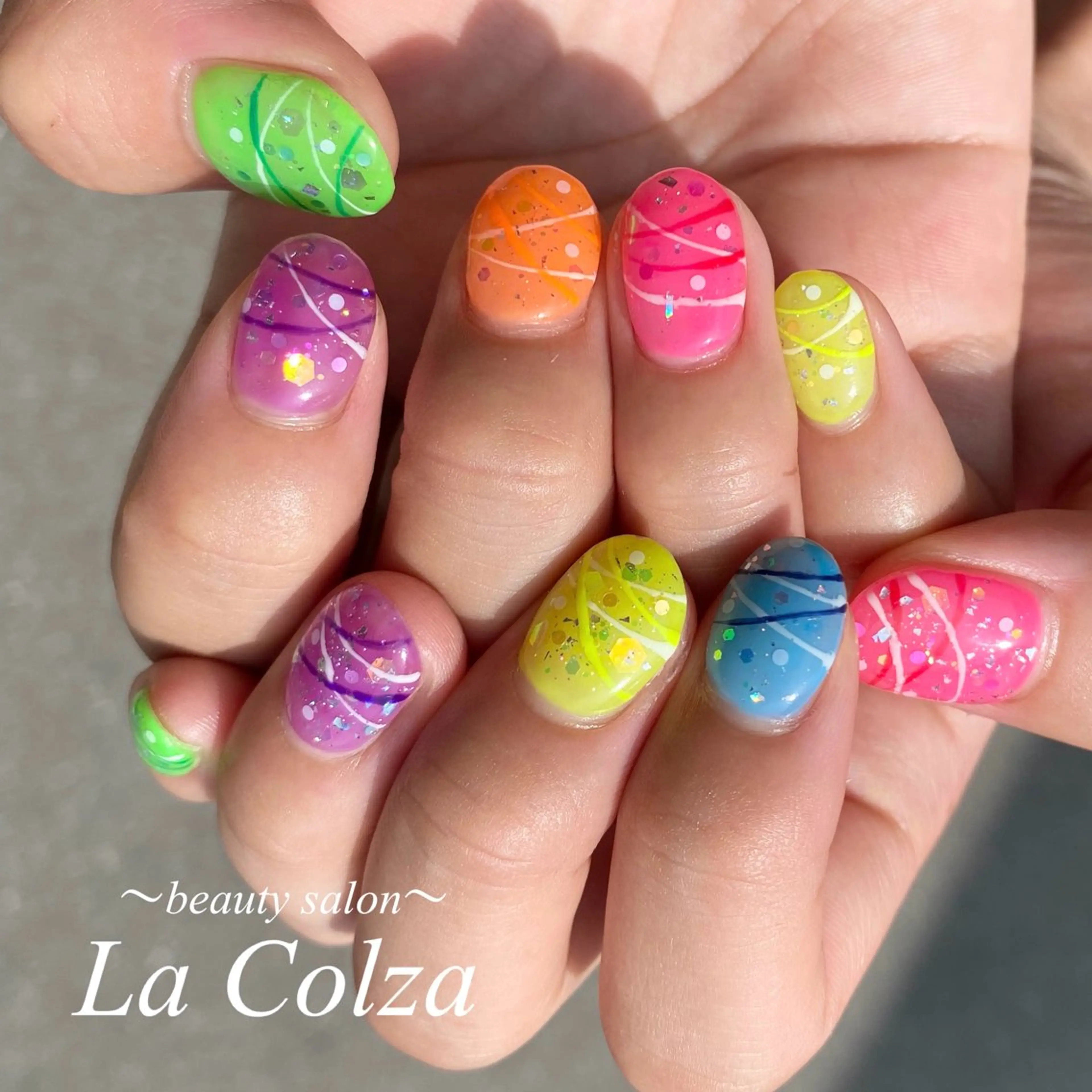 ネイル La Colzaのネイルデザイン