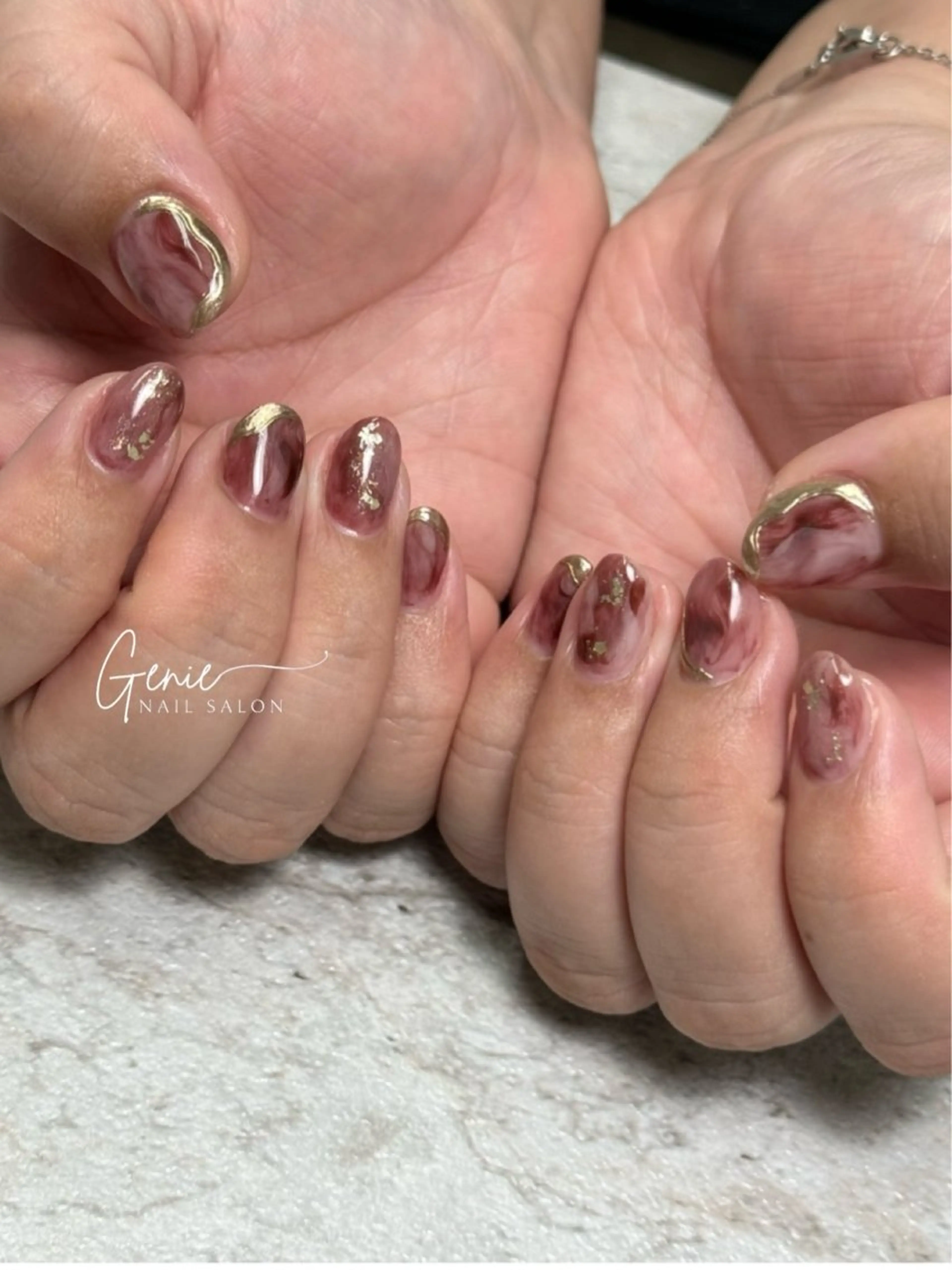 ネイル ニュアンスネイル ハンドネイル Nail salon Genieのネイルデザイン