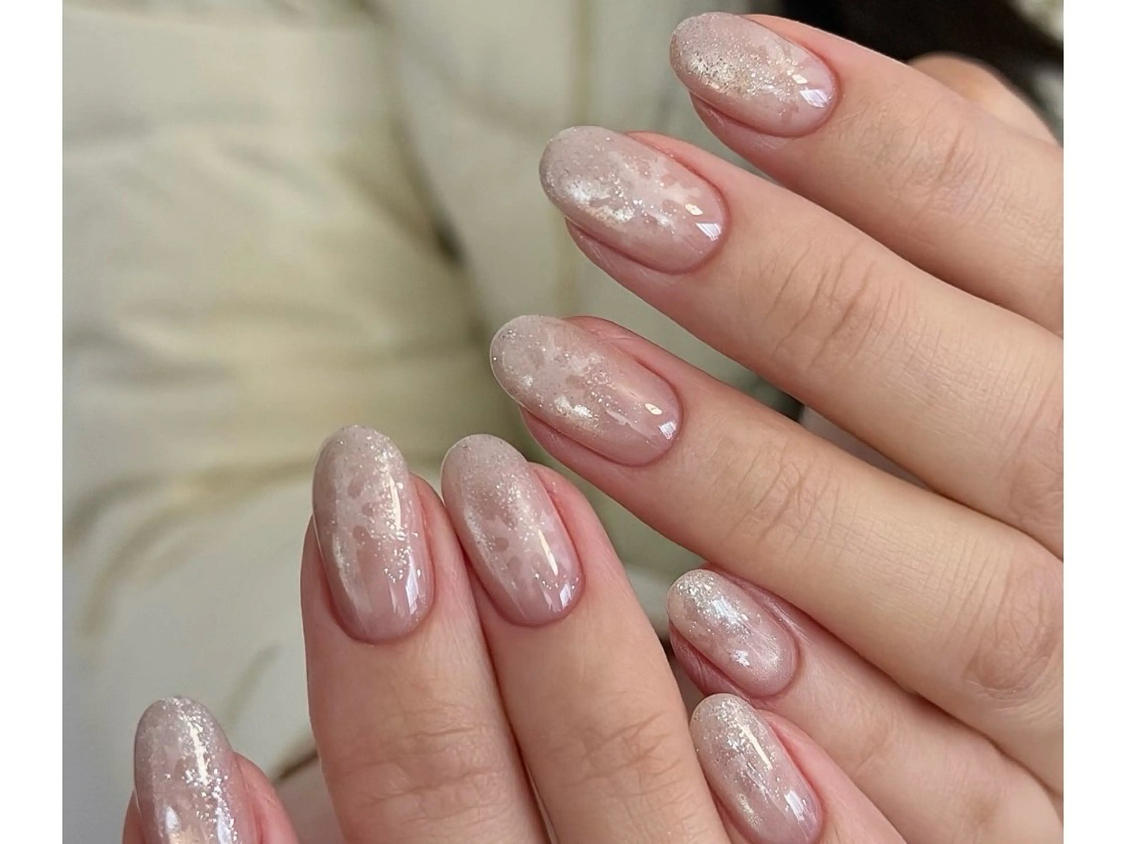 セミロング ハンドネイル Atelier nail salonのネイルデザイン