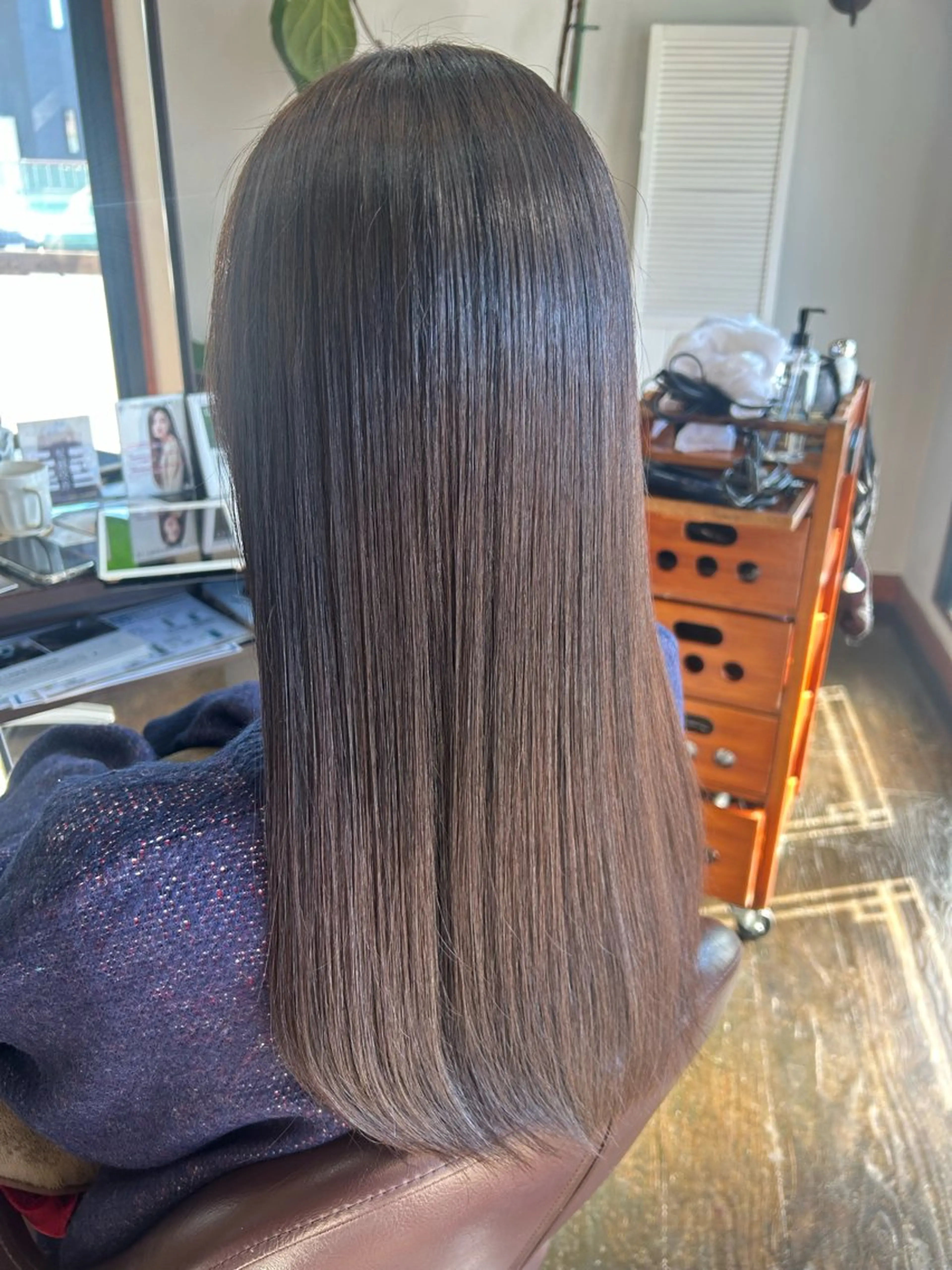 💝梅雨入り前クーポン💝縮毛矯正or酸性ストレート（ダメージレス）➕✂️カット✂️の写真