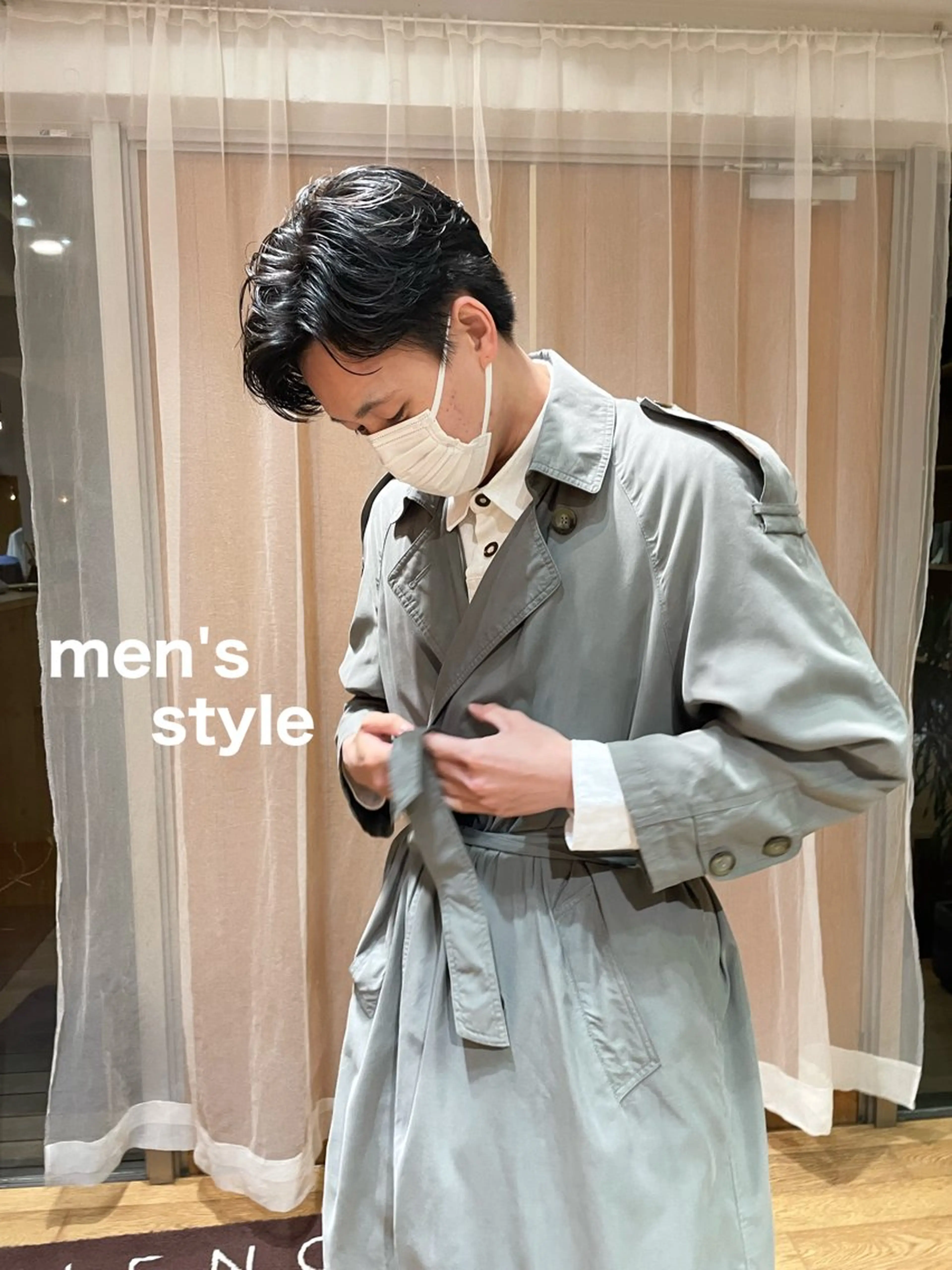 パーマ メンズ メンズパーマ カット 大橋 芽衣のヘアスタイル