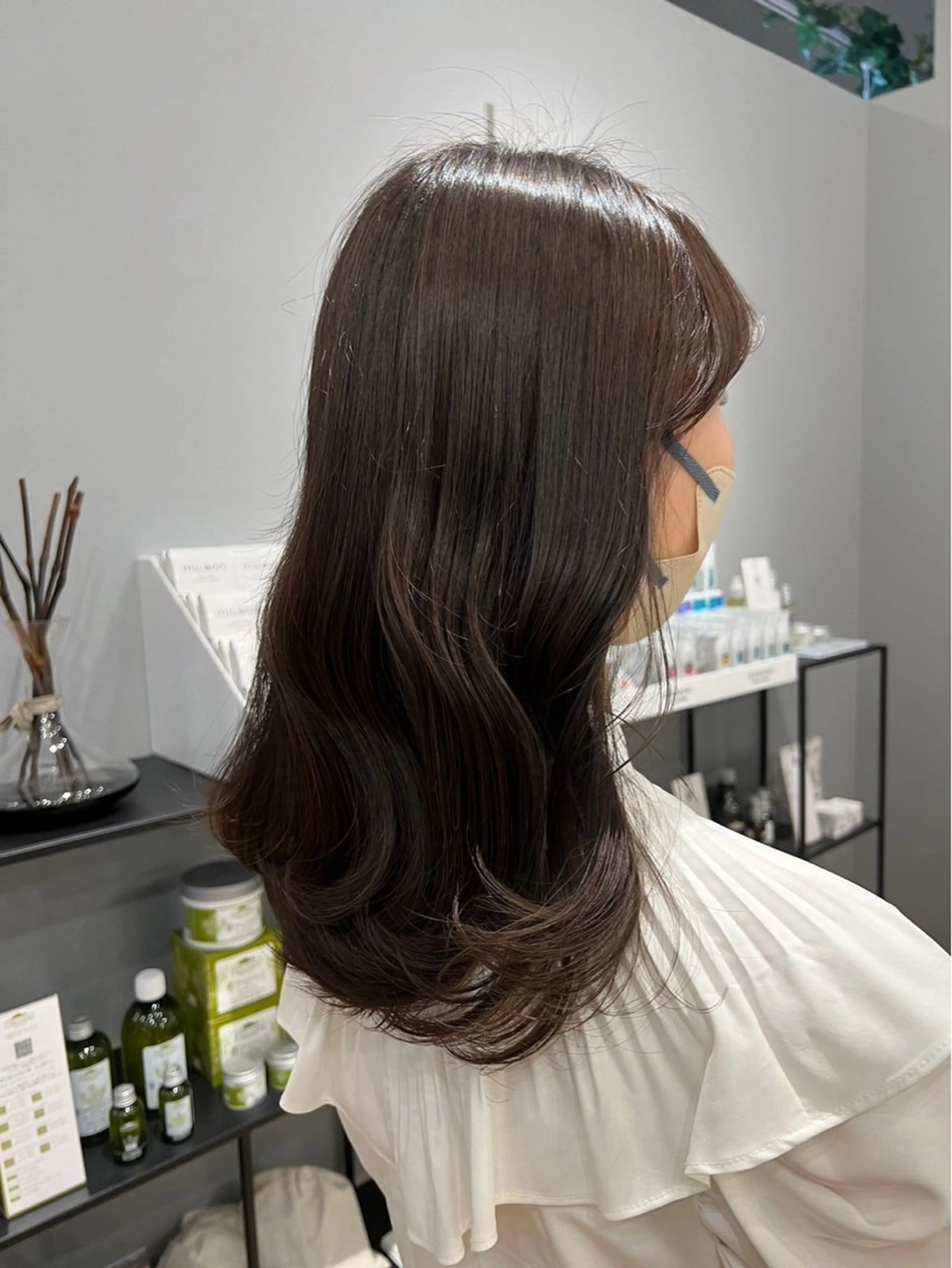 カラー 透明感カラー GIEN NU茶屋町+所属・荒金 昴のヘアスタイル