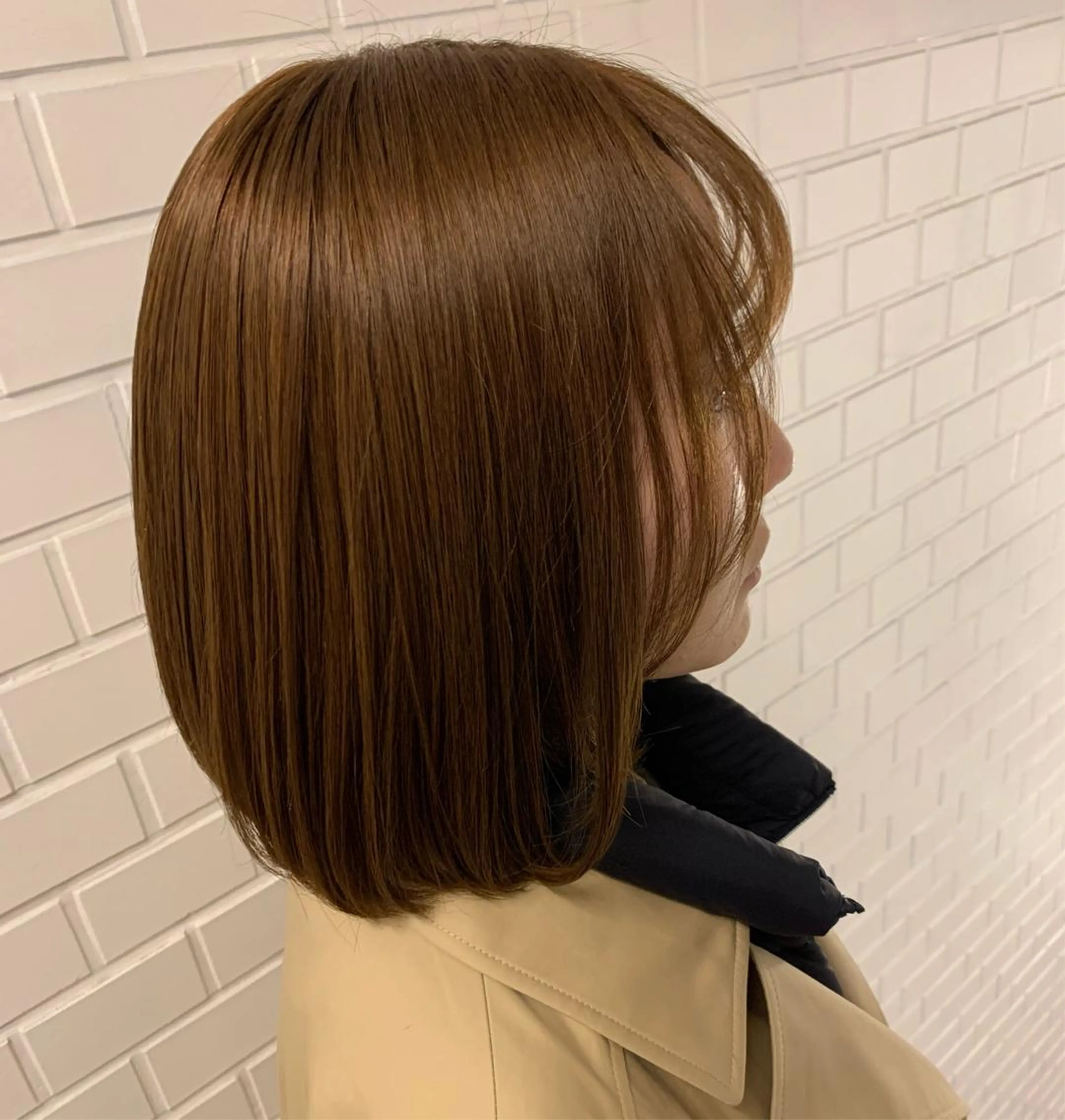 ミディアム yadori tomoyoのヘアスタイル