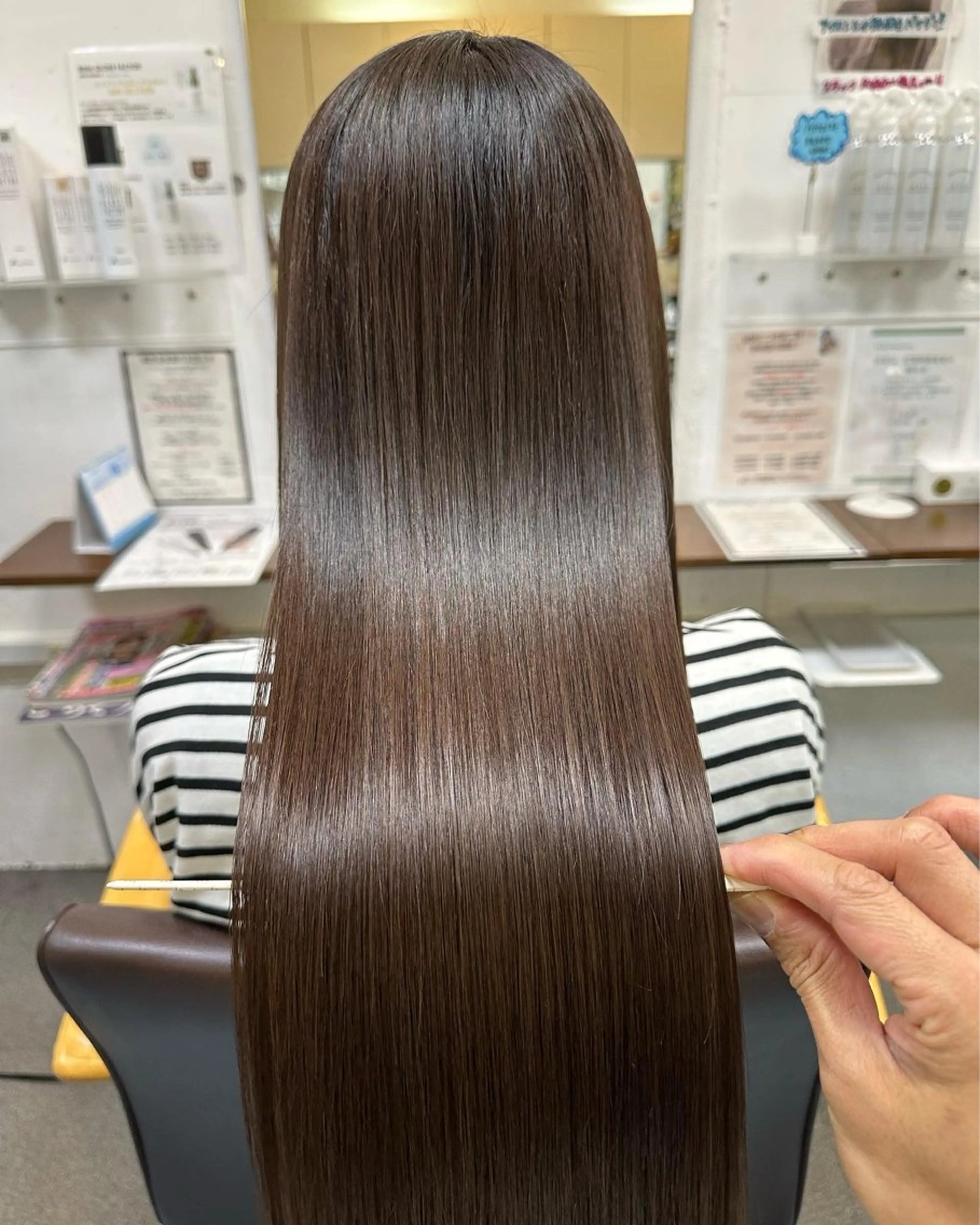 ロング 髪質改善 【髪質改善】に特化 オリーブオイルクラブのヘアスタイル