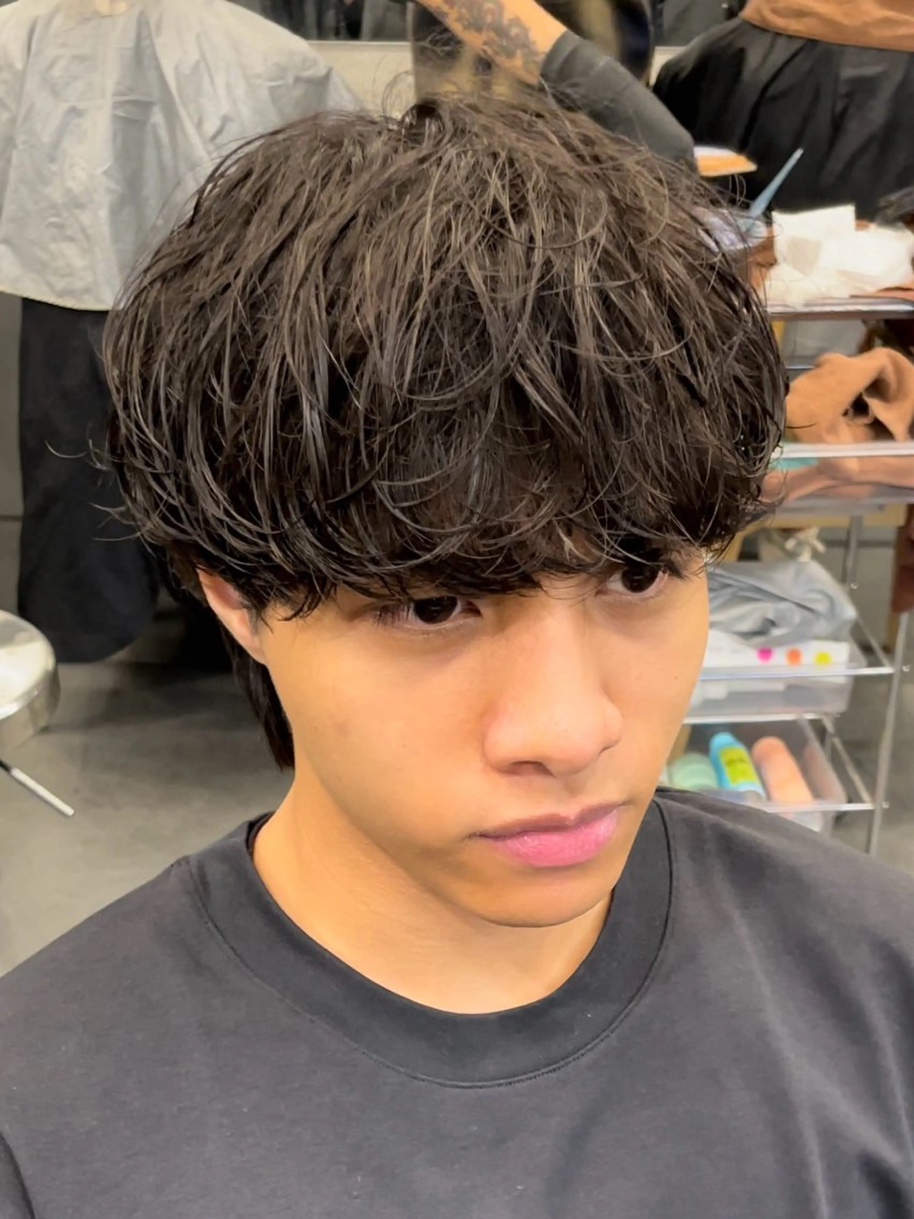 パーマ メンズ fifth 村田 悠輔のヘアスタイル