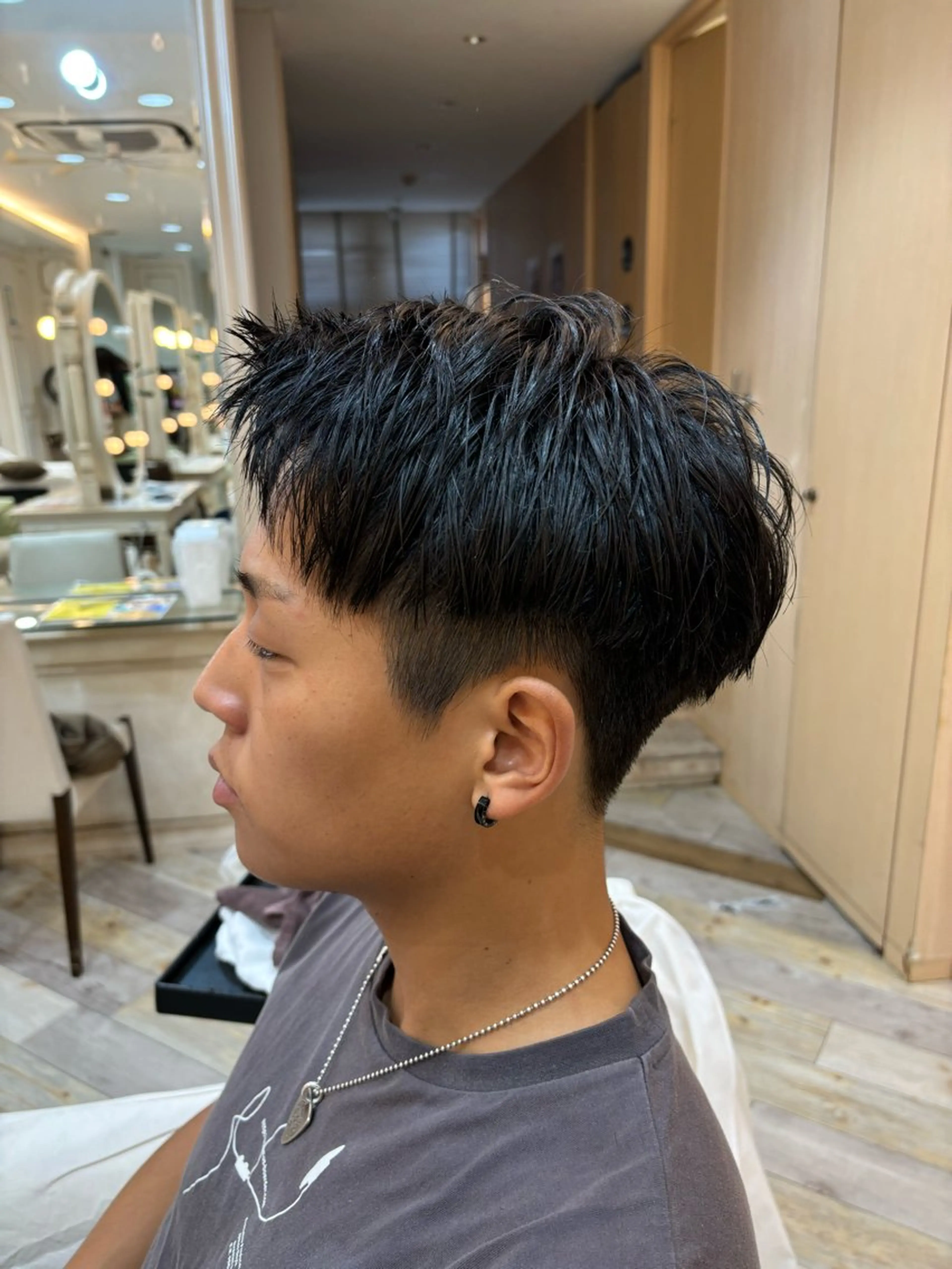 メンズ メンズ/パーマ/ ウルフ/伊武紀のヘアスタイル