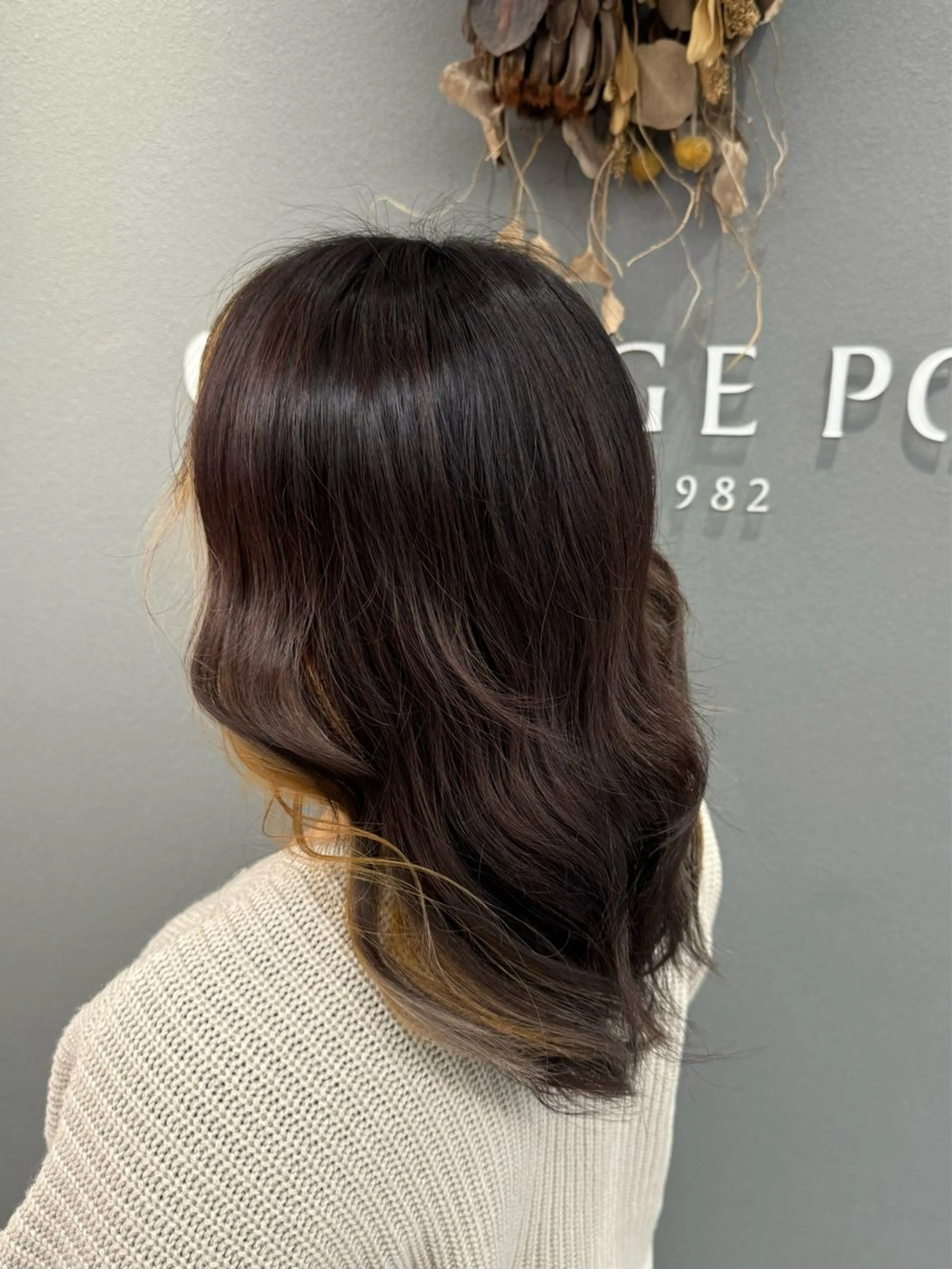 ロング カラー 巻ける美髪矯正/ 韓国ヘア/yutaのヘアスタイル