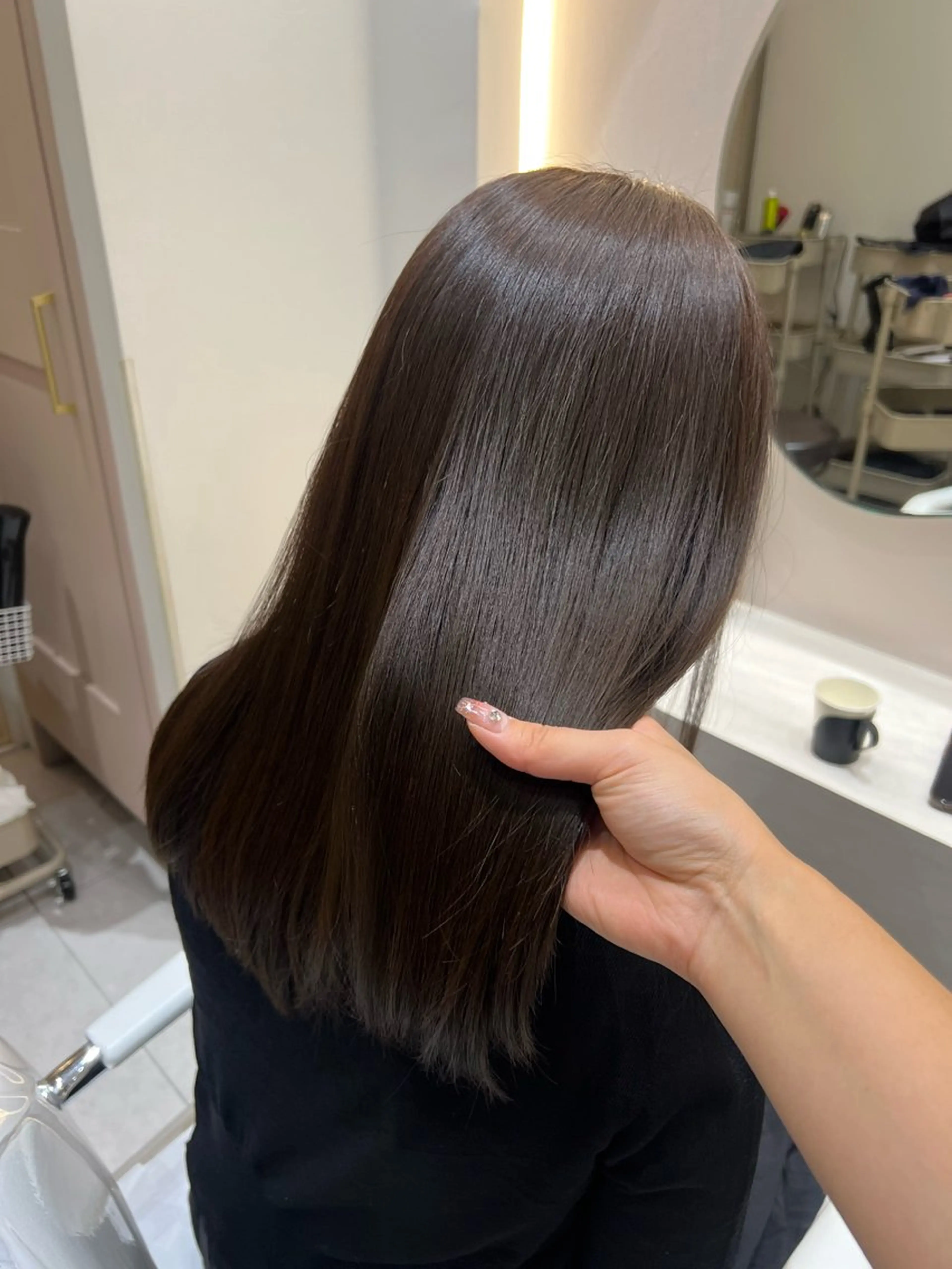 ミディアム Zina河原町店 momokaのヘアスタイル