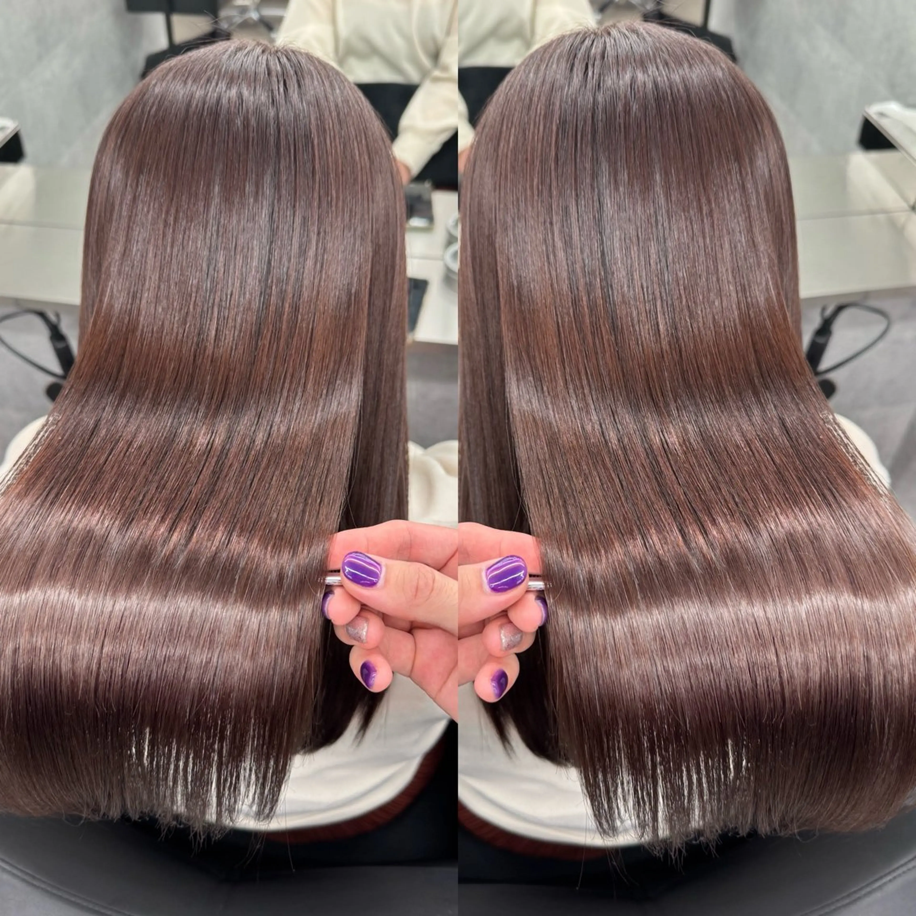 ロング 髪質改善 縮毛矯正 カット ヘアカラー トリートメント ヘッドスパ 🌈代表 🌈macotoのヘアスタイル