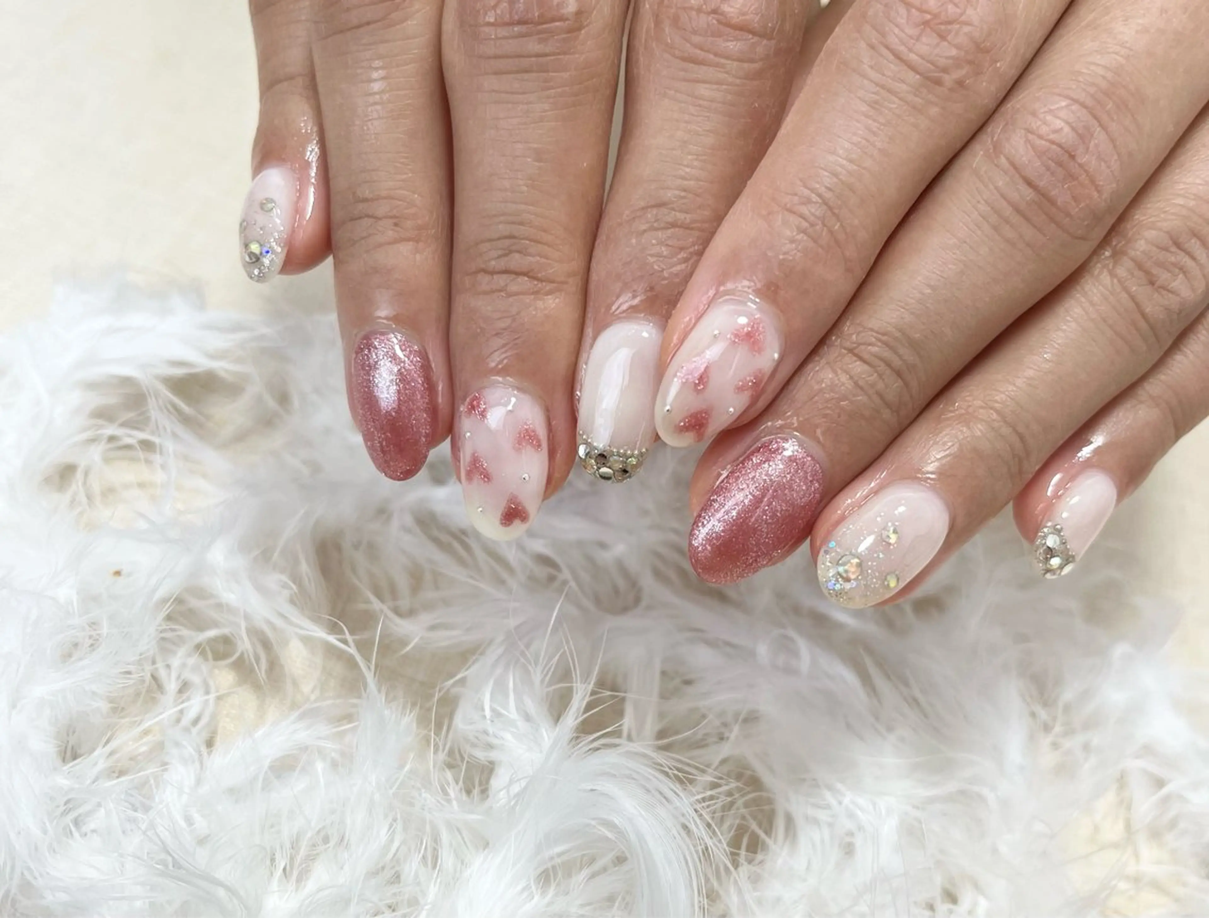 ネイル ハート わたなべ さやかのネイルデザイン